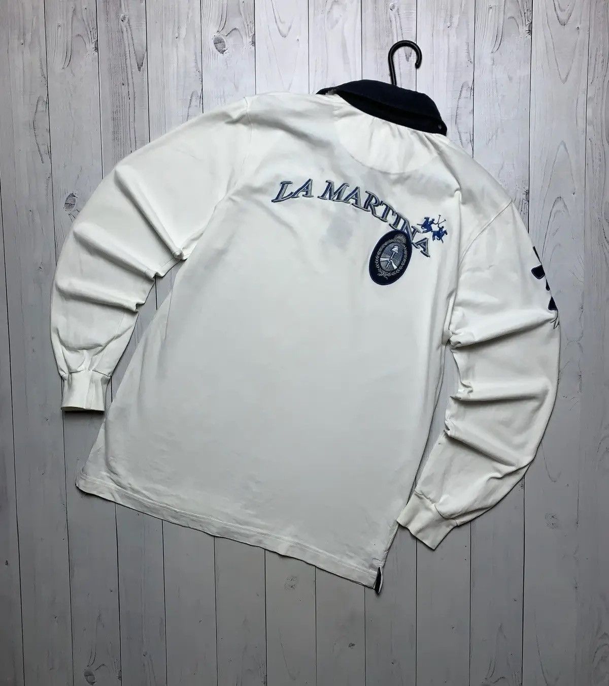 La Martina Vintage La Martina buenos aires rugby jersey L big logo Size US L / EU 52-54 / 3 - 2 Thumbnail