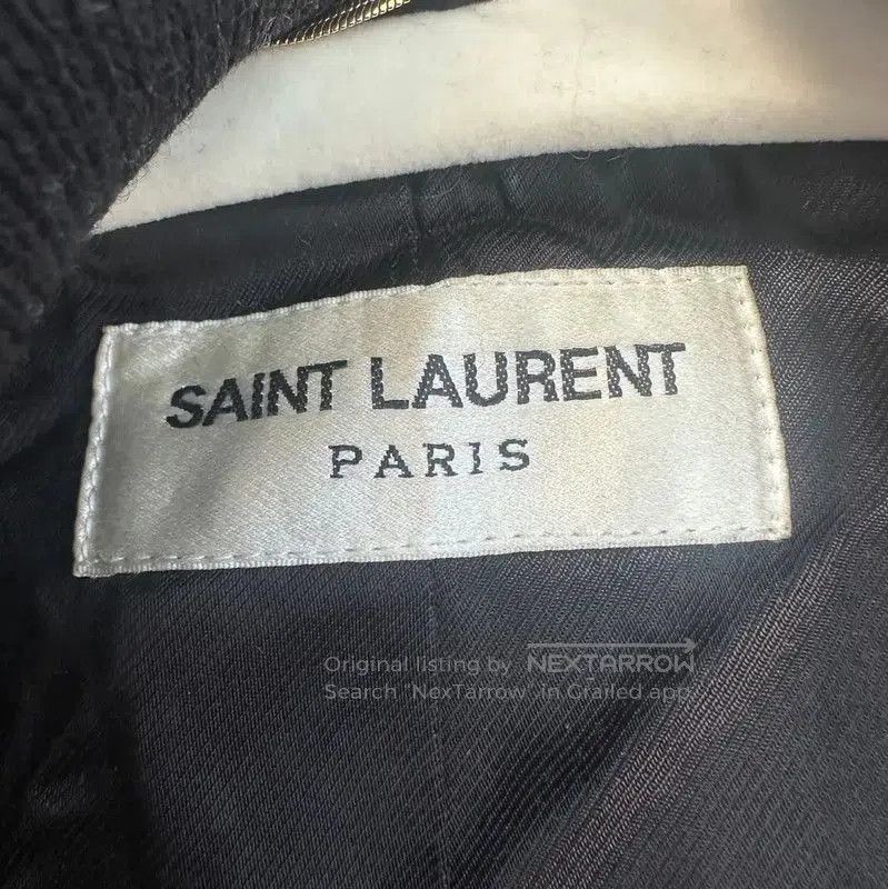 Yves Saint Laurent YSL Black Wool Women's Jacket Size XS . Size XS / US 0-2 / IT 36-38 - 4 Thumbnail