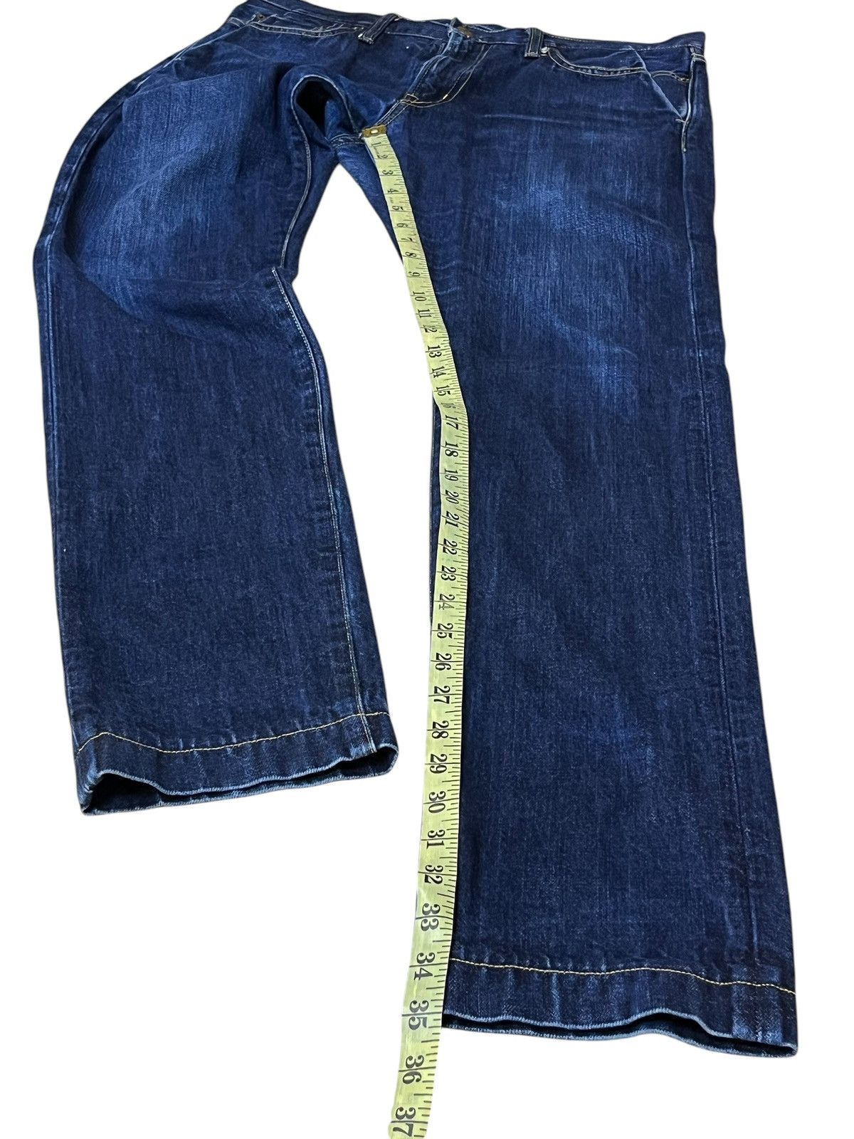 Maison MIHARA YASUHIRO SICK Y2K MAISON MIHARA YASUHIRO BLUE JEANS MADE IN JAPAN Size US 34 / EU 50 - 14 Thumbnail