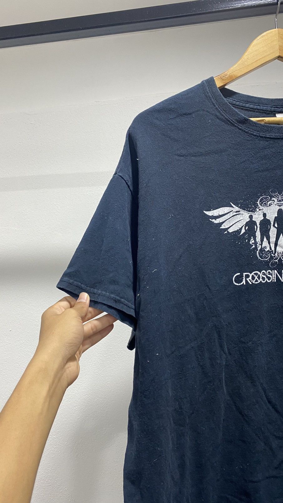 Band Tees × Vintage Crossing Main Band 90s Size US XL / EU 56 / 4 - 4 Thumbnail