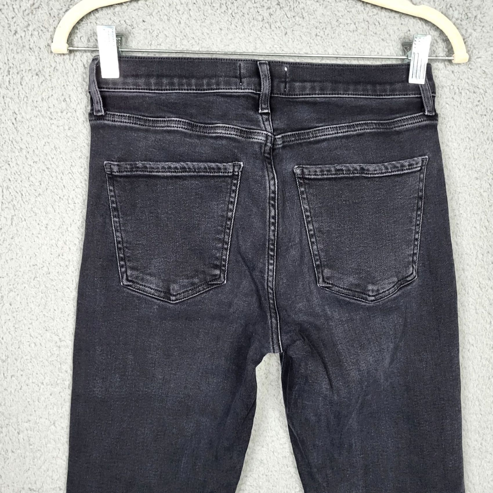 Agolde AGOLDE Jeans Women Skinny Mid-rise Crop 27 Black Light Denim 5-Pocket Brand: AGOLDE Women Size 27 Slim Crop 5-Pocket Black World: 27 Size 27" / US 4 / IT 40 - 6 Thumbnail