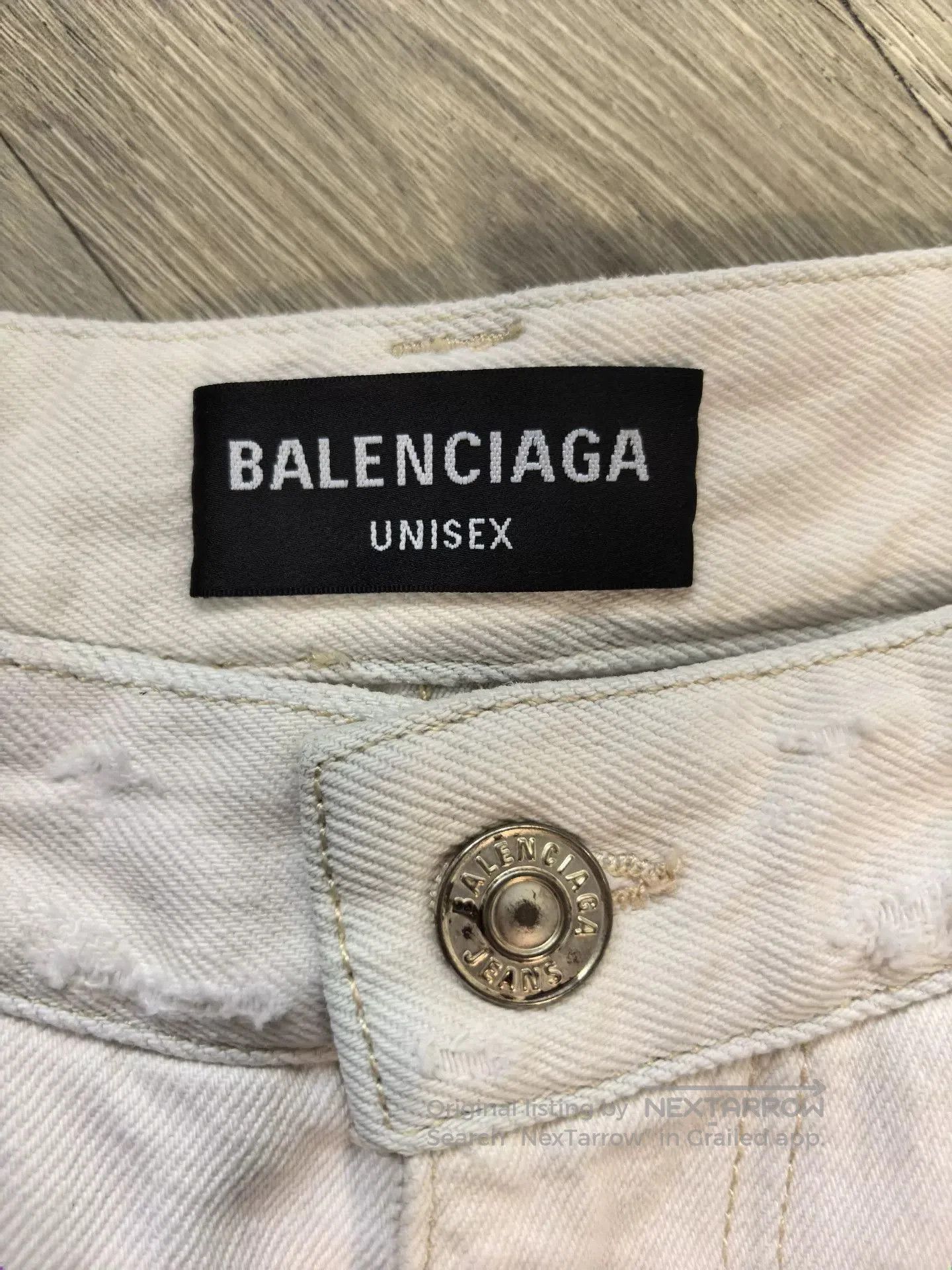 Balenciaga Balenciaga Oversized White Cargo Pants. Size US 30 / EU 46 - 5 Thumbnail