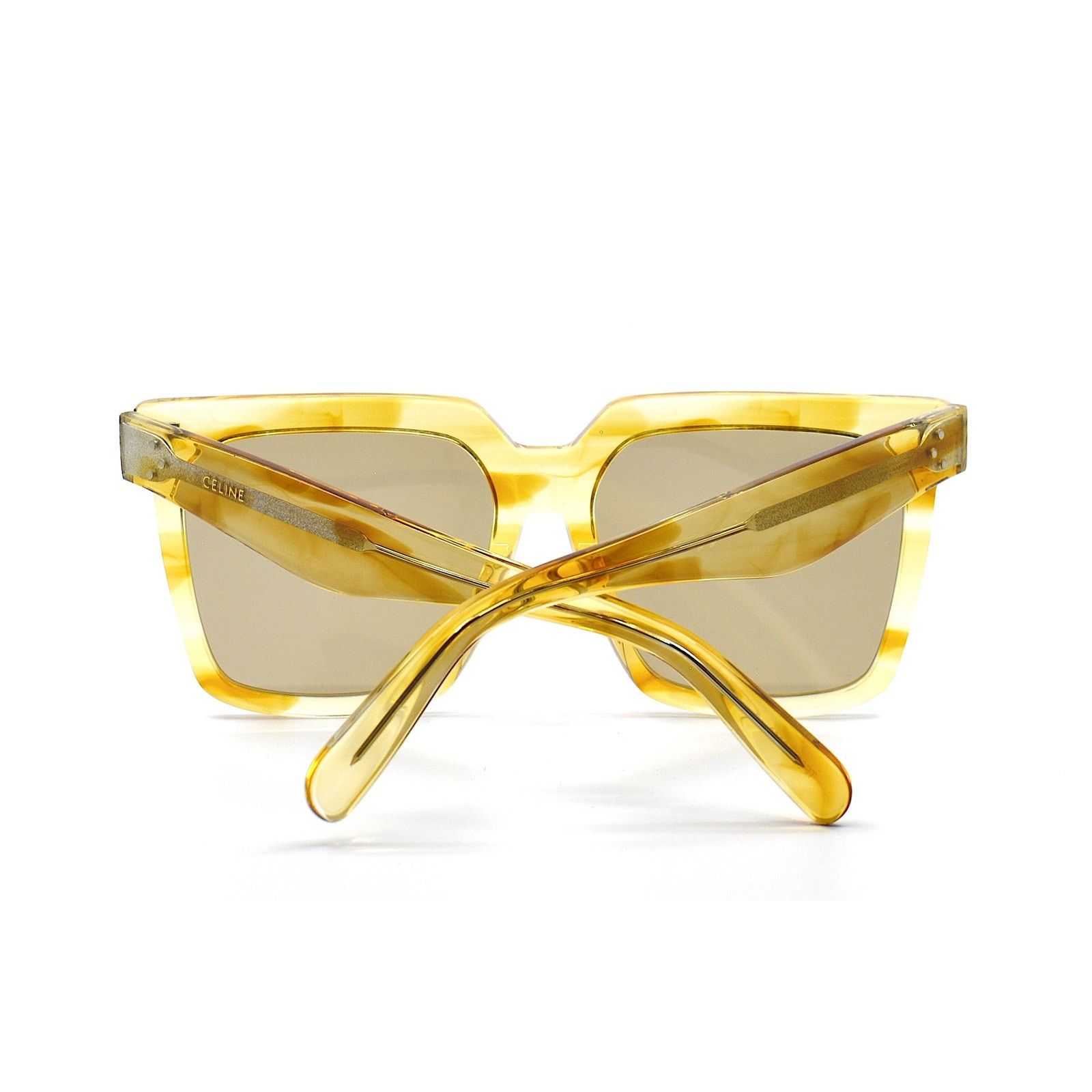 Celine CELINE PARIS CL4055FN 55E STRIPED HONEY HAVANA SUNGLASSES Size ONE SIZE - 6 Thumbnail