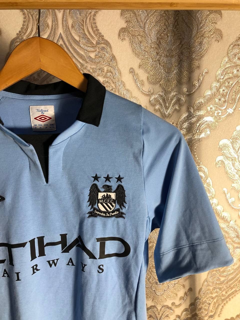 Umbro Vintage Umbro FC Manchester City England Soccer Jersey 90s Size US M / EU 48-50 / 2 - 2 Thumbnail