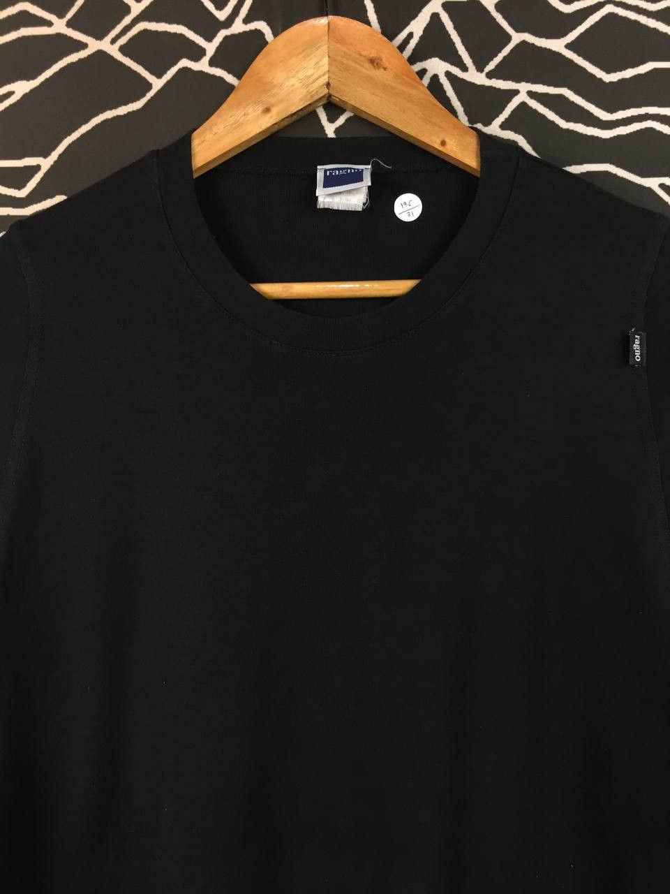 Vintage Vtg Ragno Italy Essential Black Short Sleeve Tee Size US M / EU 48-50 / 2 - 3 Thumbnail