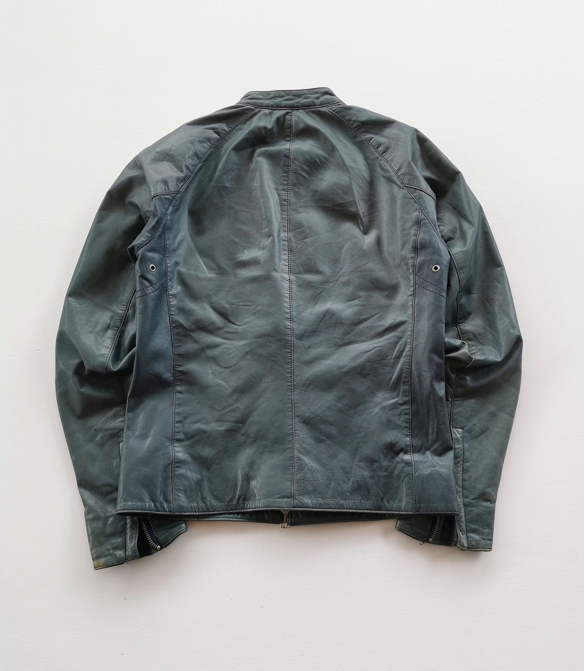 Genuine Leather Cowhide Leather Murder License Japan Biker Jacket Size XS / US 0-2 / IT 36-38 - 7 Thumbnail