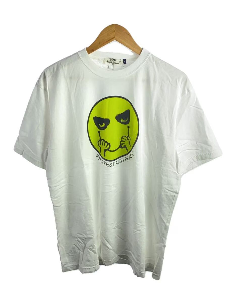 Undercover "PROTEST AND PEACE" Smiley Tee Size US XL / EU 56 / 4 - 1 Thumbnail