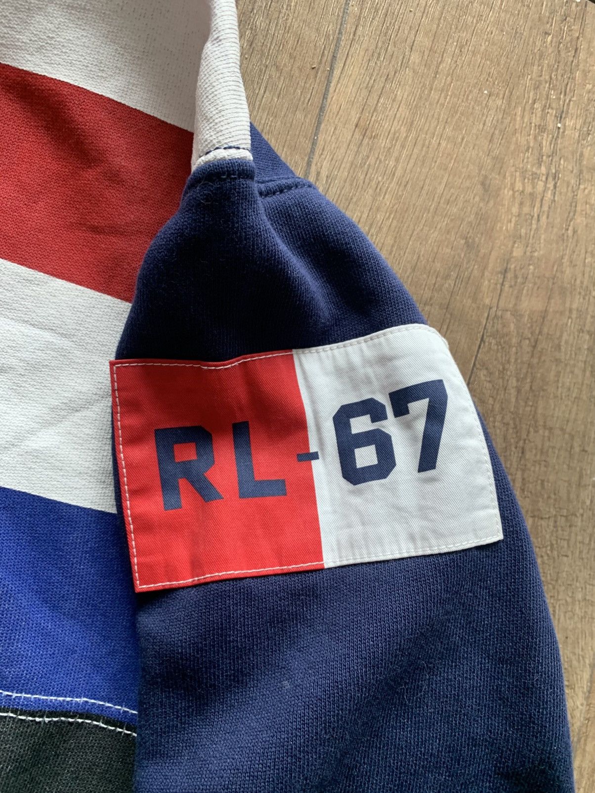 Polo Ralph Lauren Polo Ralph Lauren CP-93 Patchwork Hoodie RL67 Size S Size US S / EU 44-46 / 1 - 4 Thumbnail