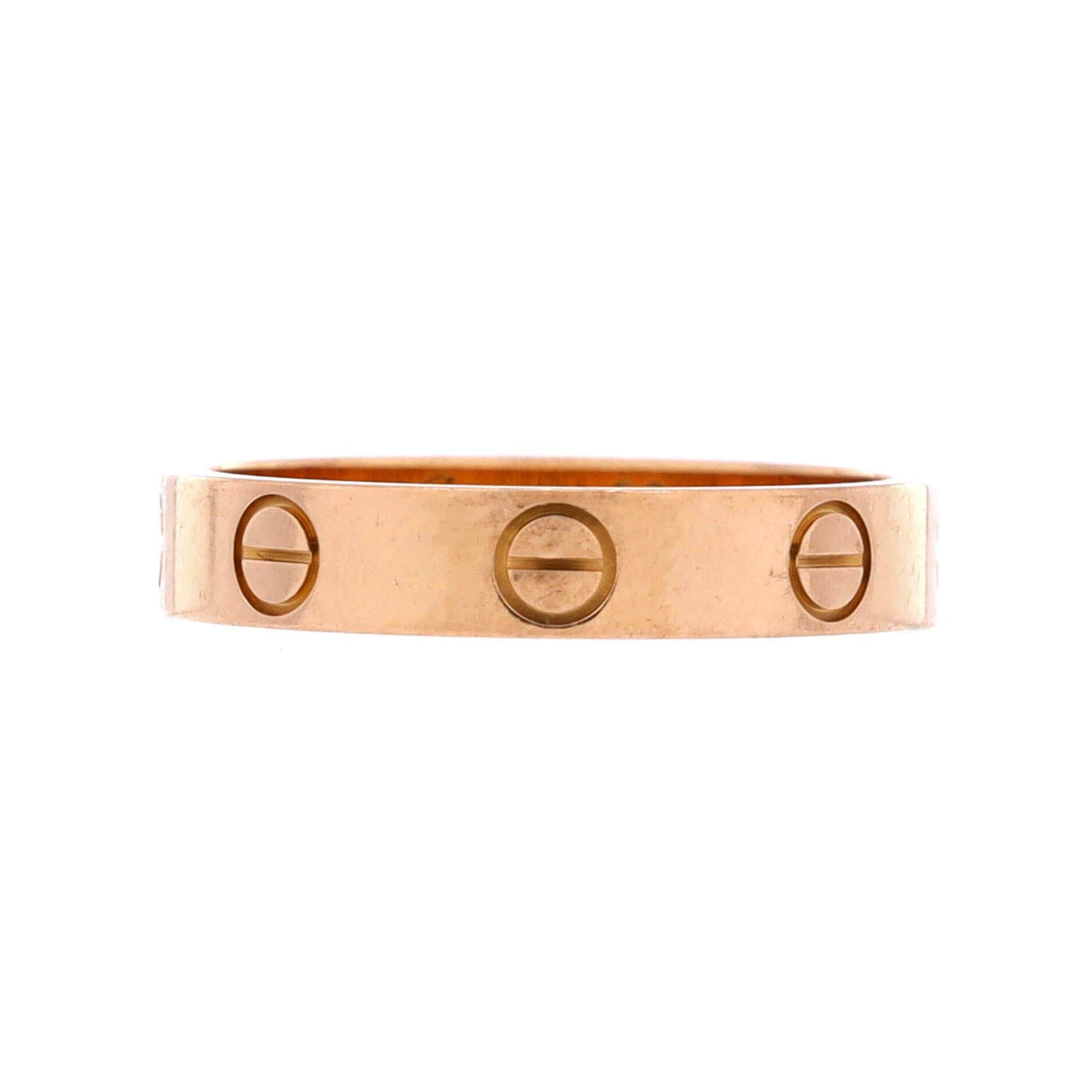 Cartier Love Wedding Band Ring Size ONE SIZE - 1 Thumbnail