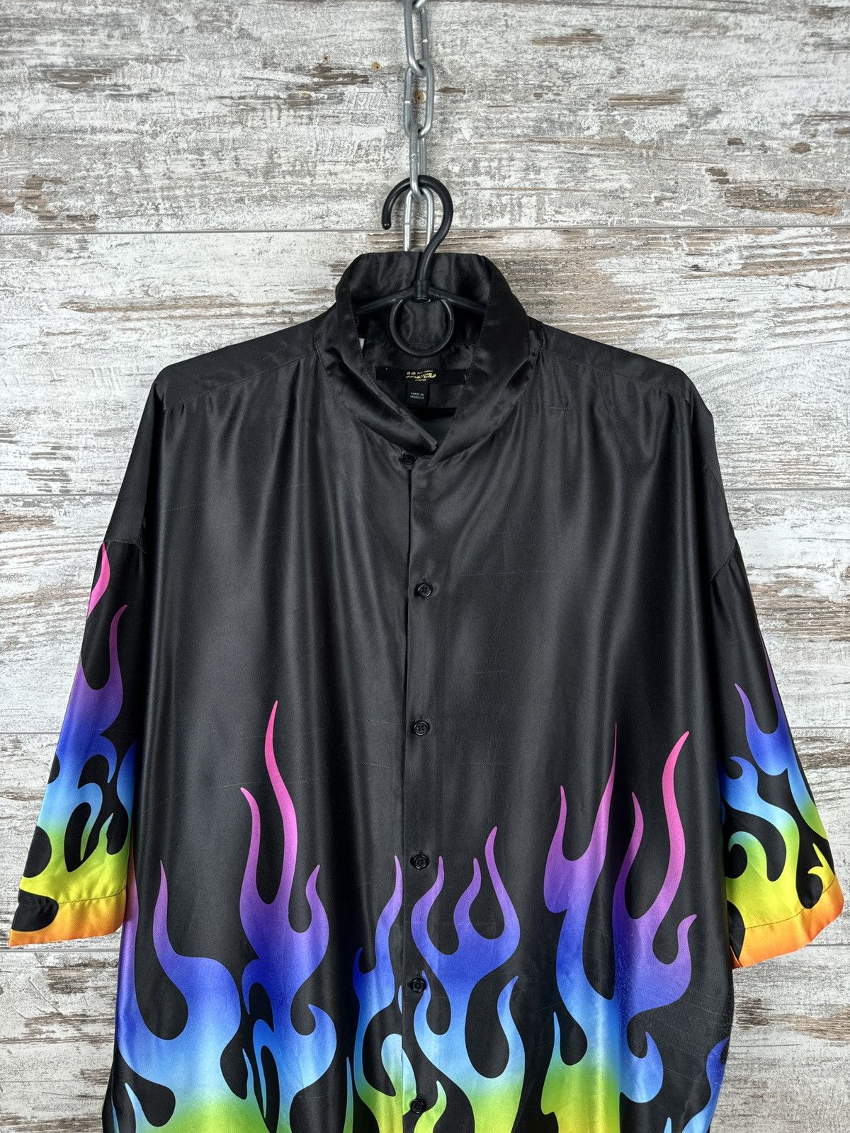 Jaded London Mens Vintage Jaded London shirts button up Hawaiian fire Size US L / EU 52-54 / 3 - 2 Thumbnail