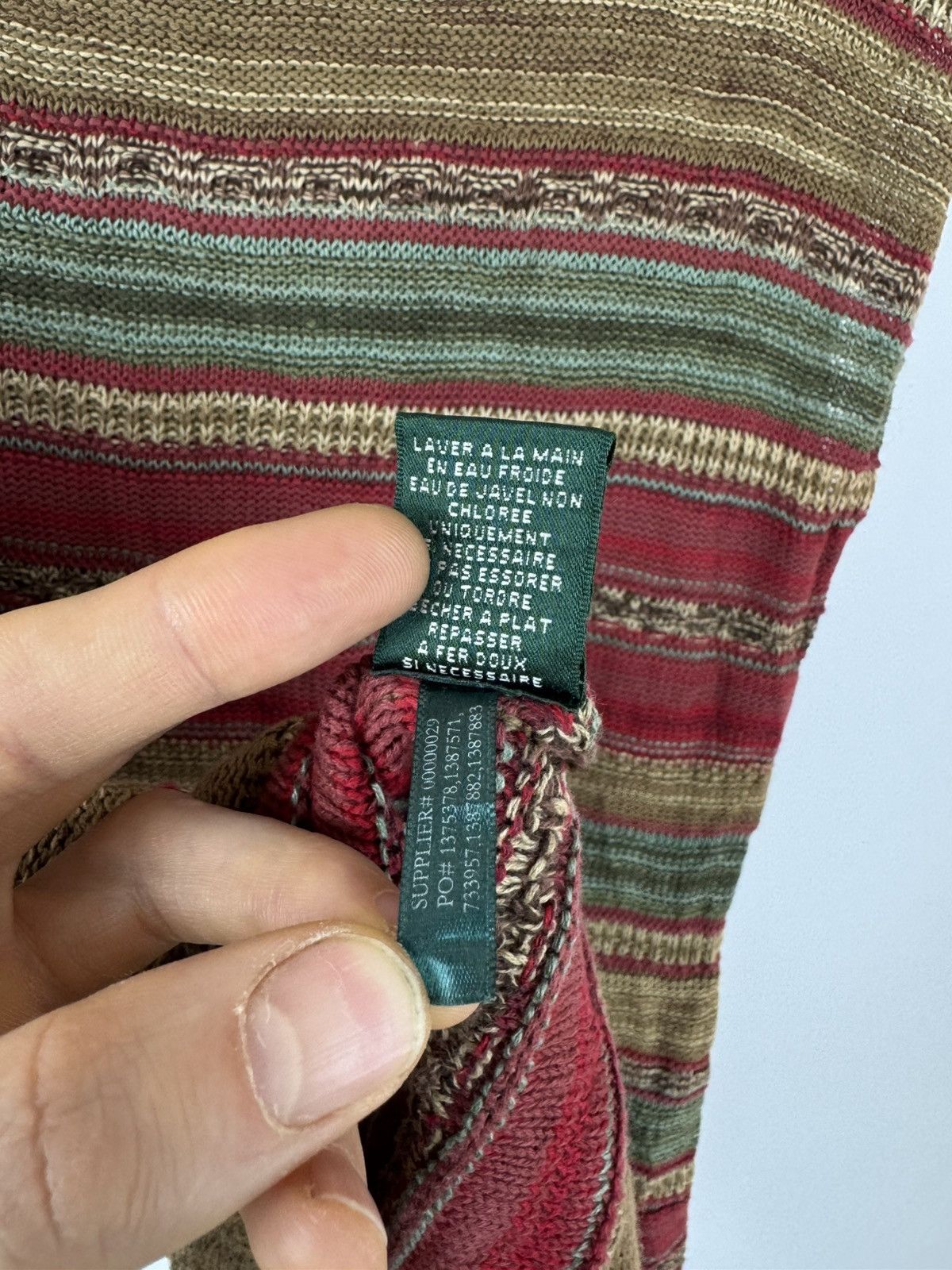 Lauren Ralph Lauren Lauren Ralph Lauren Vintage Cotton/Linen sweater Sleeve less Size XL / US 12-14 / IT 48-50 - 7 Thumbnail