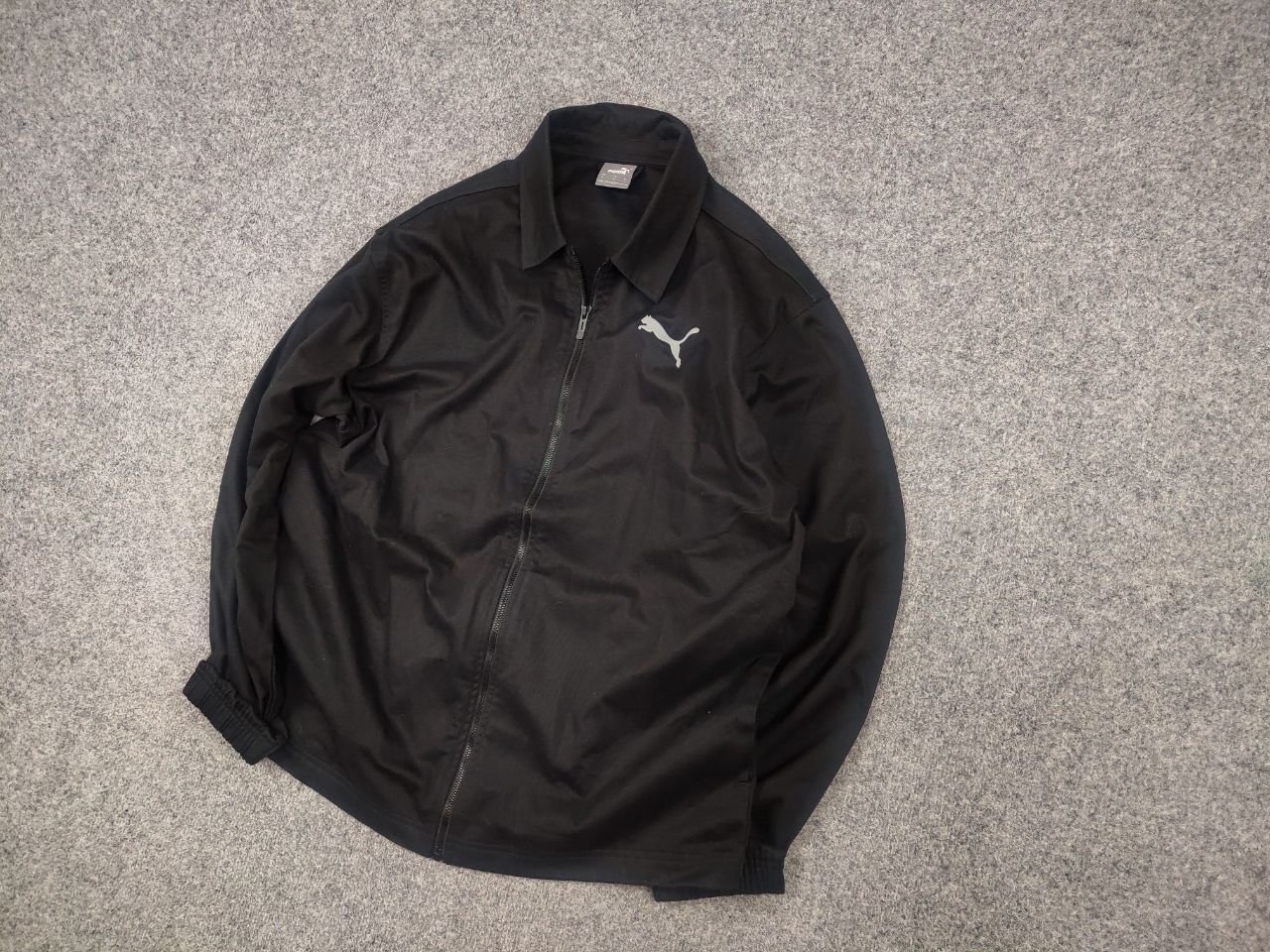 Puma Puma Wardrobe ESS Relaxed Retro Bomber Black Zip Jacket Size US M / EU 48-50 / 2 - 4 Thumbnail