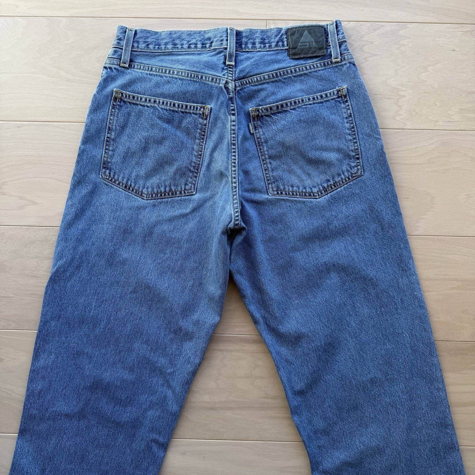 Levi's × Vintage Vintage Levis Silver Tab Jeans 30 Blue 90s Baggy Denim Size US 30 / EU 46 - 7 Thumbnail