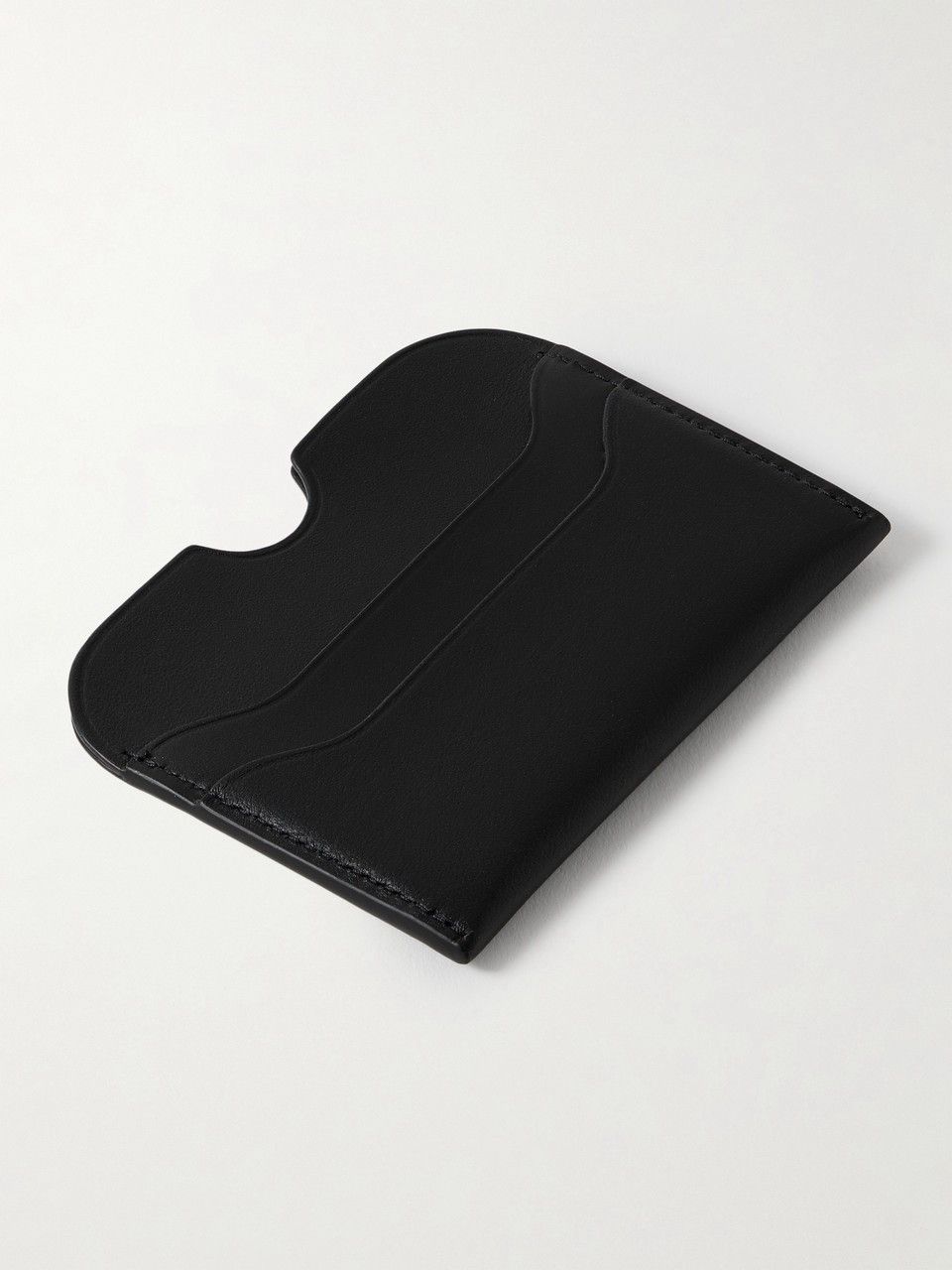 Acne Studios Elmas Logo-Print Leather Cardholder Size ONE SIZE - 9 Thumbnail