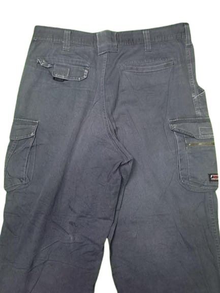 Japanese Brand × Vintage FWORK BAGGY CARGO TACTICAL PANTS FADED Size US 35 - 2 Thumbnail