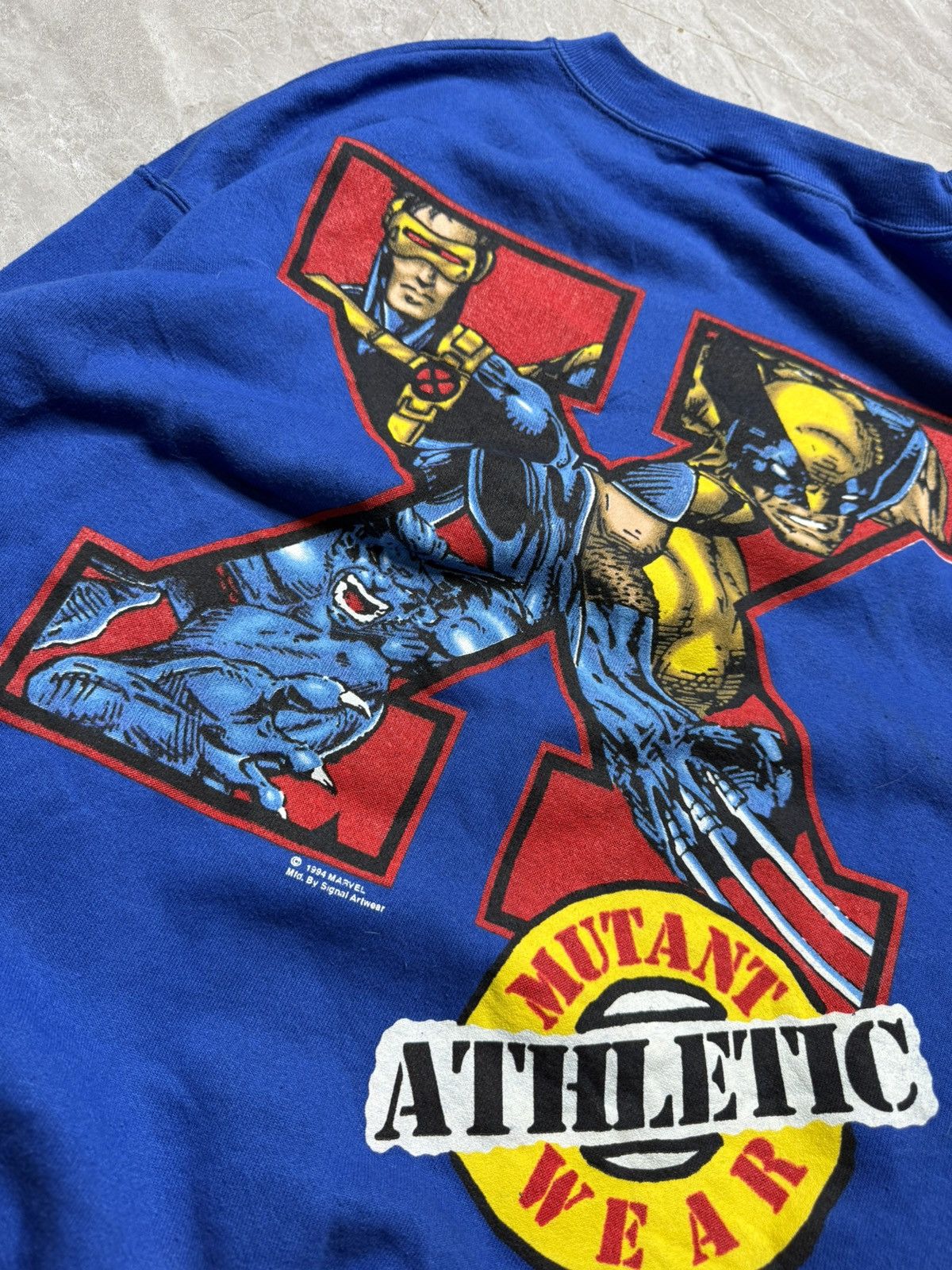 Vintage Vintage Marvel X-Men 1993 Saturdays Hero Sweatshirt Size US L / EU 52-54 / 3 - 8 Thumbnail