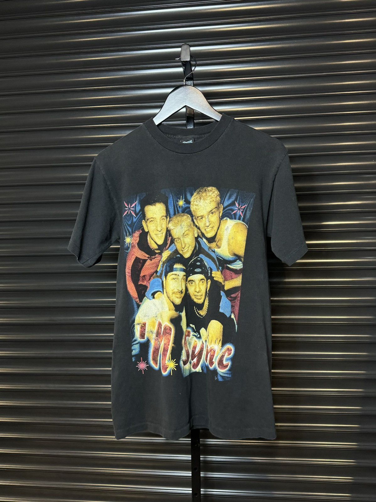 Rap Tees Vintage 1998 N’SYNC Band Tour Rap Tee - Medium Size US M / EU 48-50 / 2 - 2 Thumbnail
