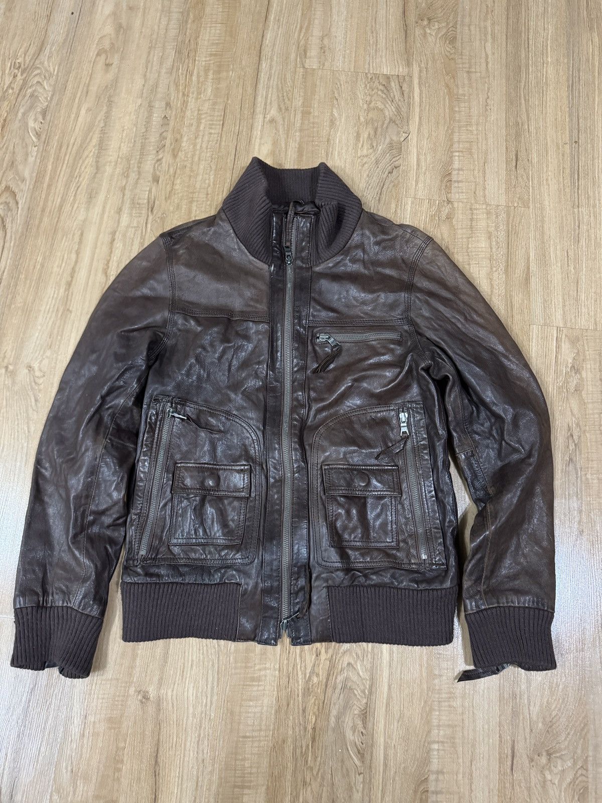 Japanese Brand × Vintage Japanese Brand Leather Jacket Size US M / EU 48-50 / 2 - 1 Thumbnail