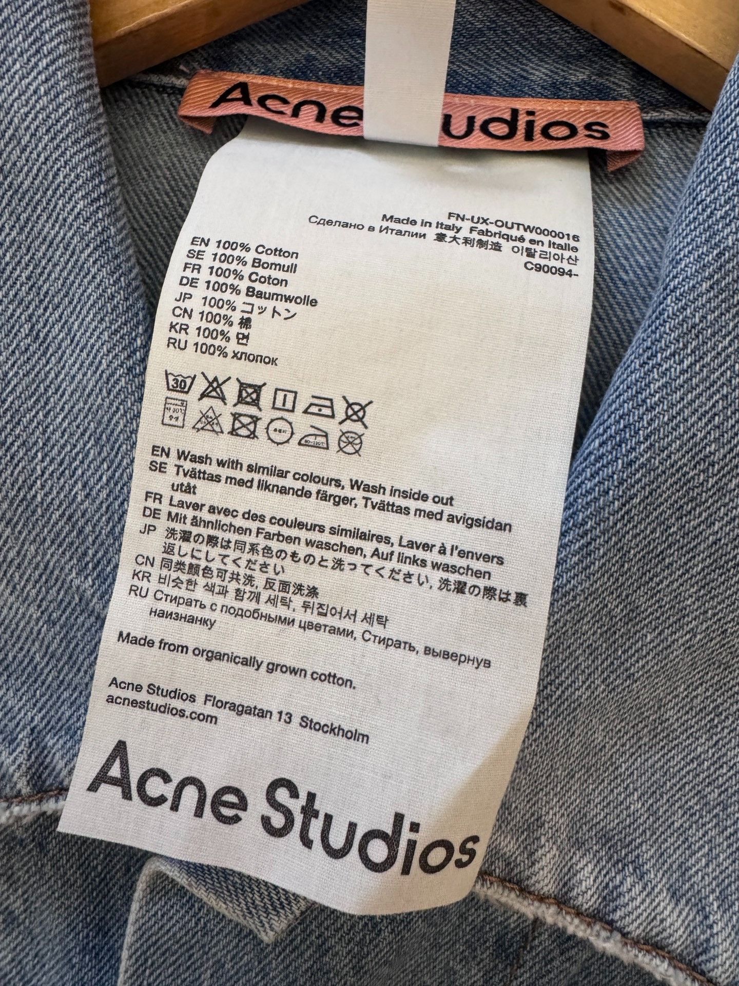 Acne Studios acne studios Vintage vintage denim jacket 2501-Nextarrow Size US S / EU 44-46 / 1 - 5 Thumbnail