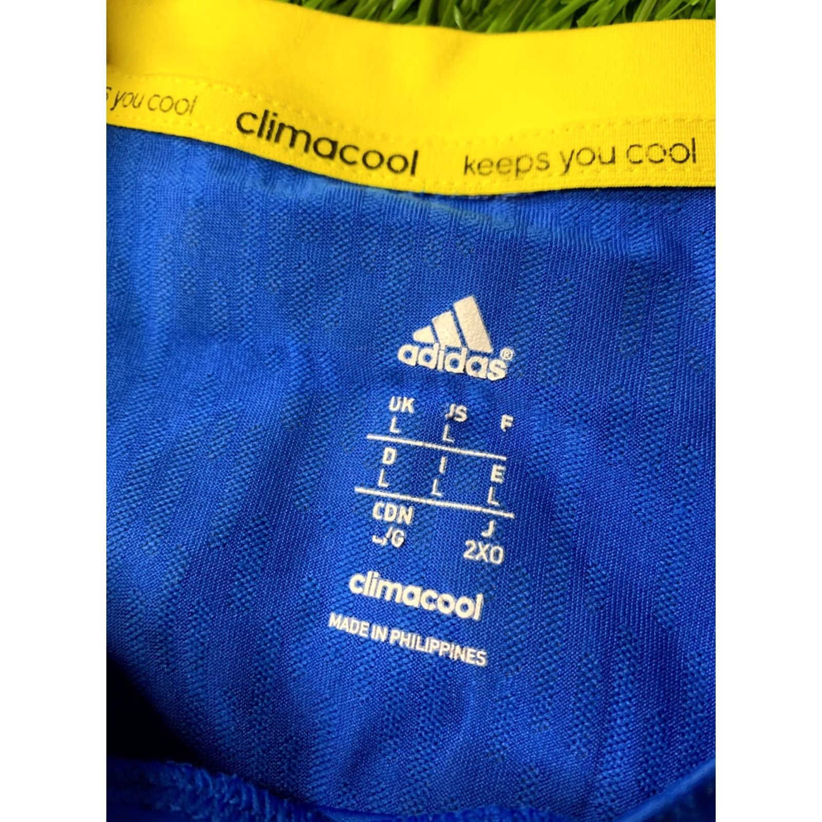 Adidas ADIDAS PERFORMANCE climacool ORIGINAL 2012 FOOTBALL SHIRT JERSEY SIZE L Shirt Men Blue and Yellow 2012 Adidas Climacool Football Shirt Size US L / EU 52-54 / 3 - 6 Thumbnail
