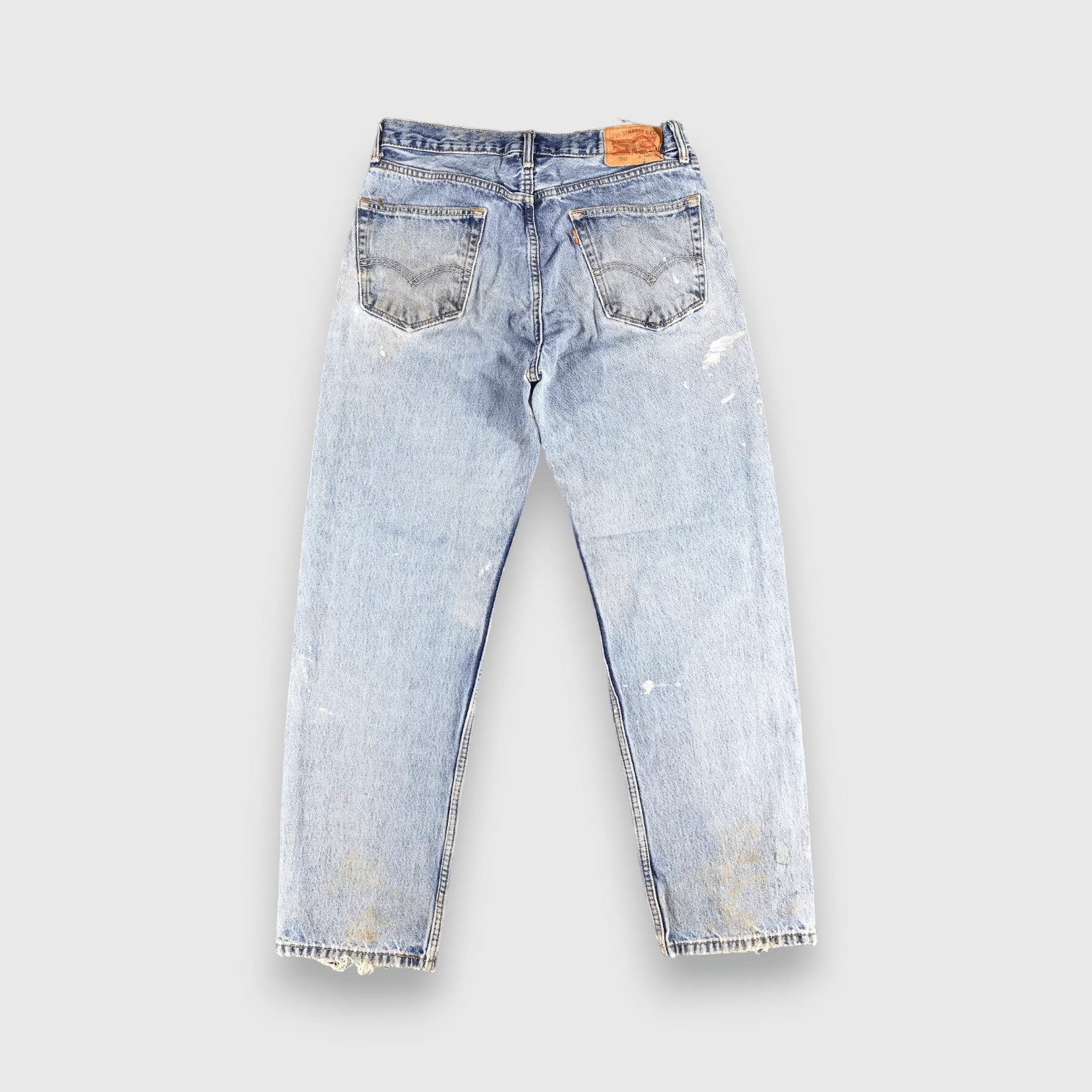 Levi's Vintage Light Wash Levis 550 Jeans-J2056 Size US 33 - 2 Thumbnail