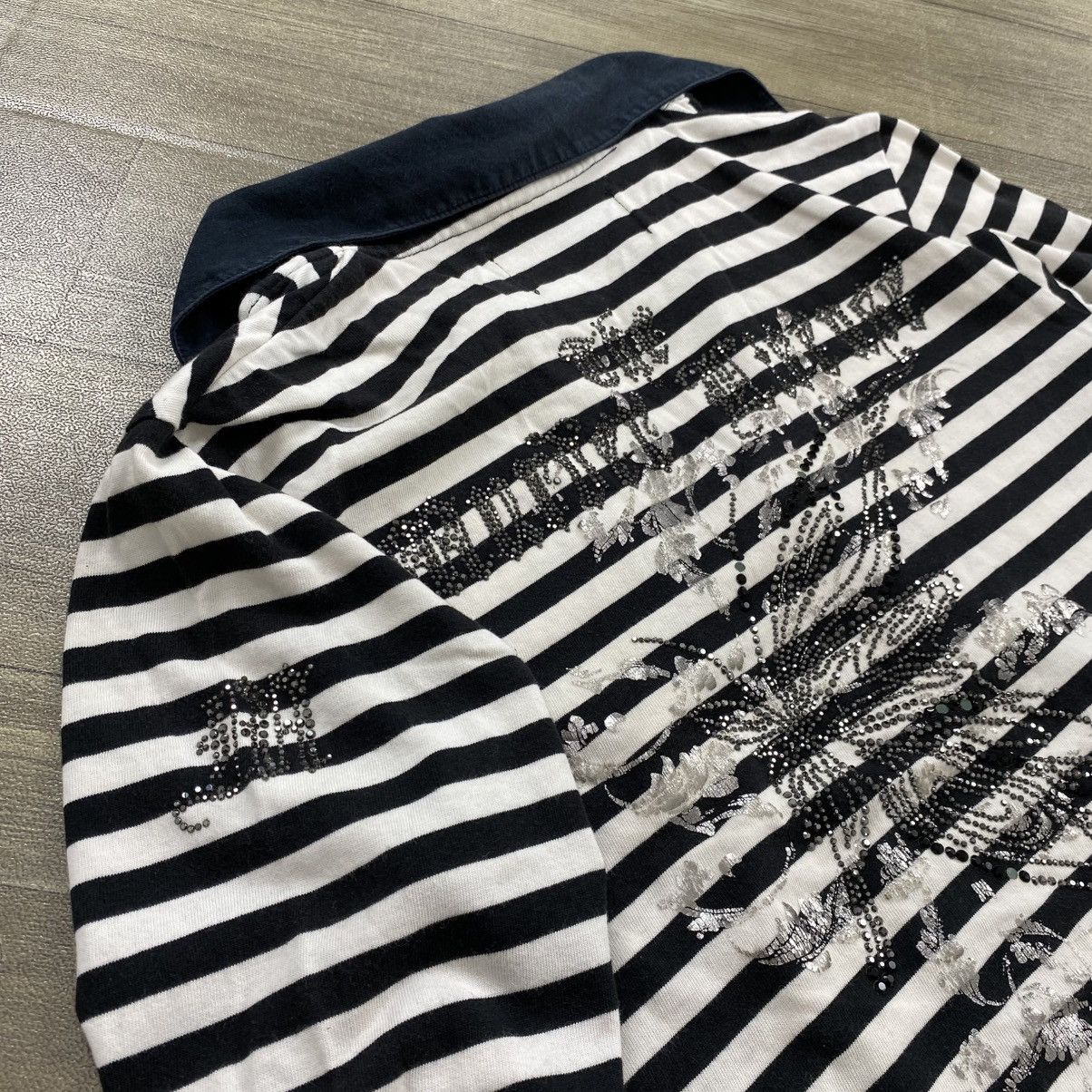Japanese Brand 2000s The Muroer License Strip Cross Punk Goa LGB Longsleeve Size US S / EU 44-46 / 1 - 13 Thumbnail