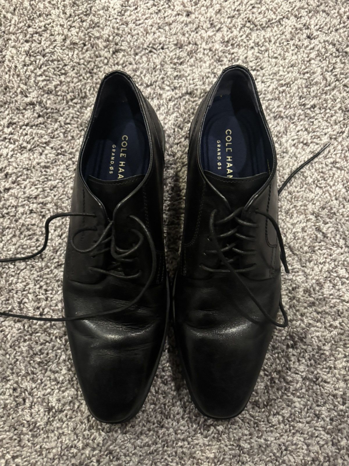 Cole Haan Formal Black Dress Shoes - Cole Haan Hawthorne Oxford Size US 9 / EU 42 - 3 Thumbnail
