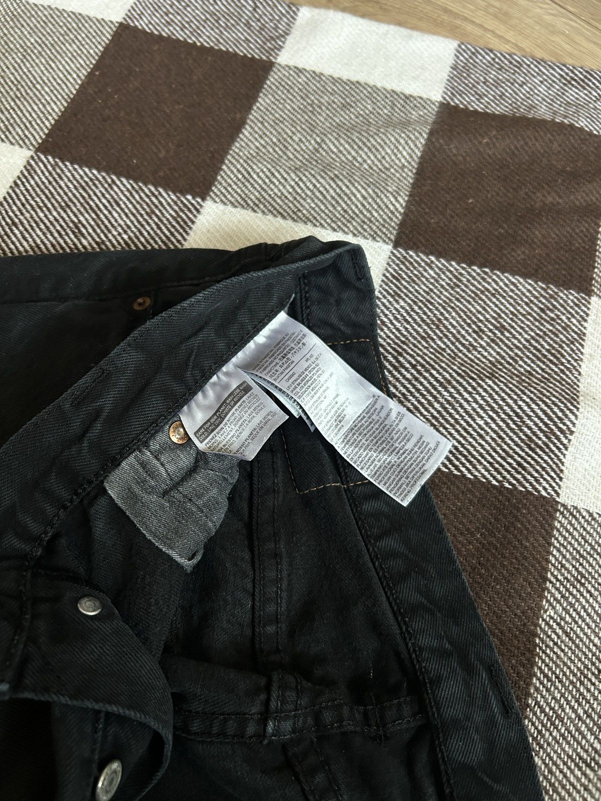Levi's Levis Custom Painted Art Omni-maska x snake jeans 🐍 Size US 32 / EU 48 - 5 Thumbnail