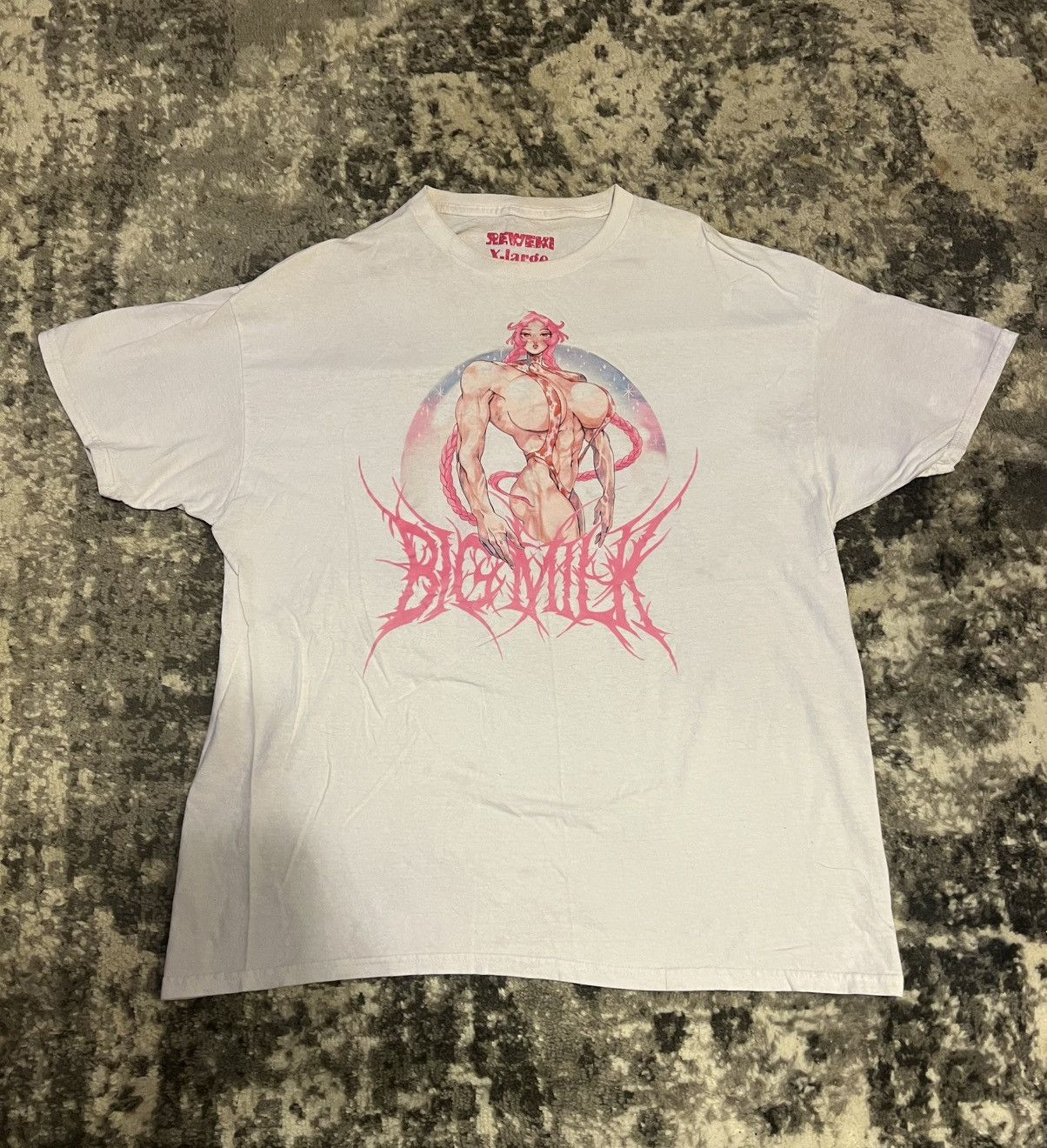 REWEKI - BIG MILK anime girl titty black death metal style