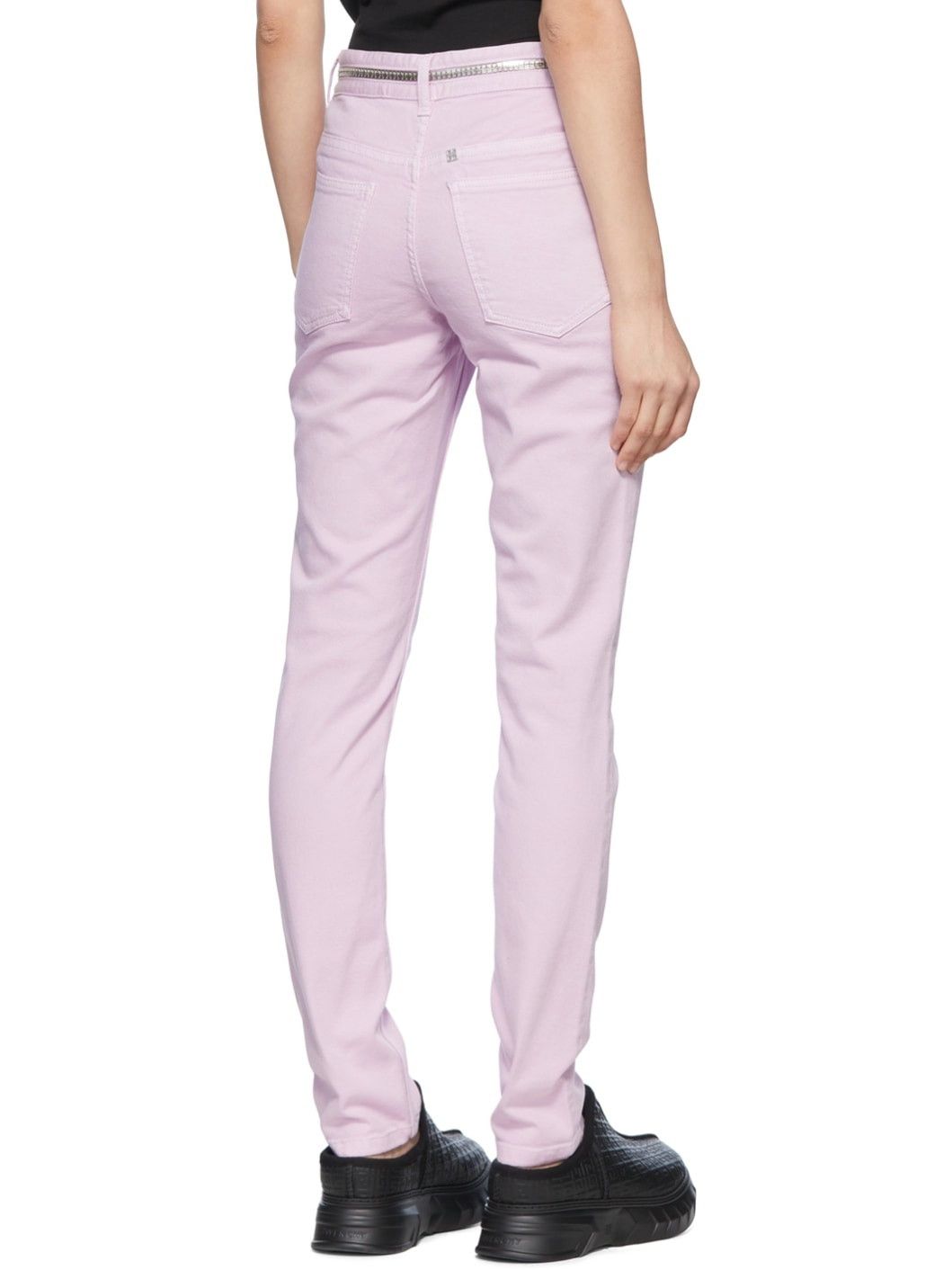 Givenchy o1y0925 Denim Pant in Lilac Size 26" / US 2 / IT 38 - 3 Thumbnail