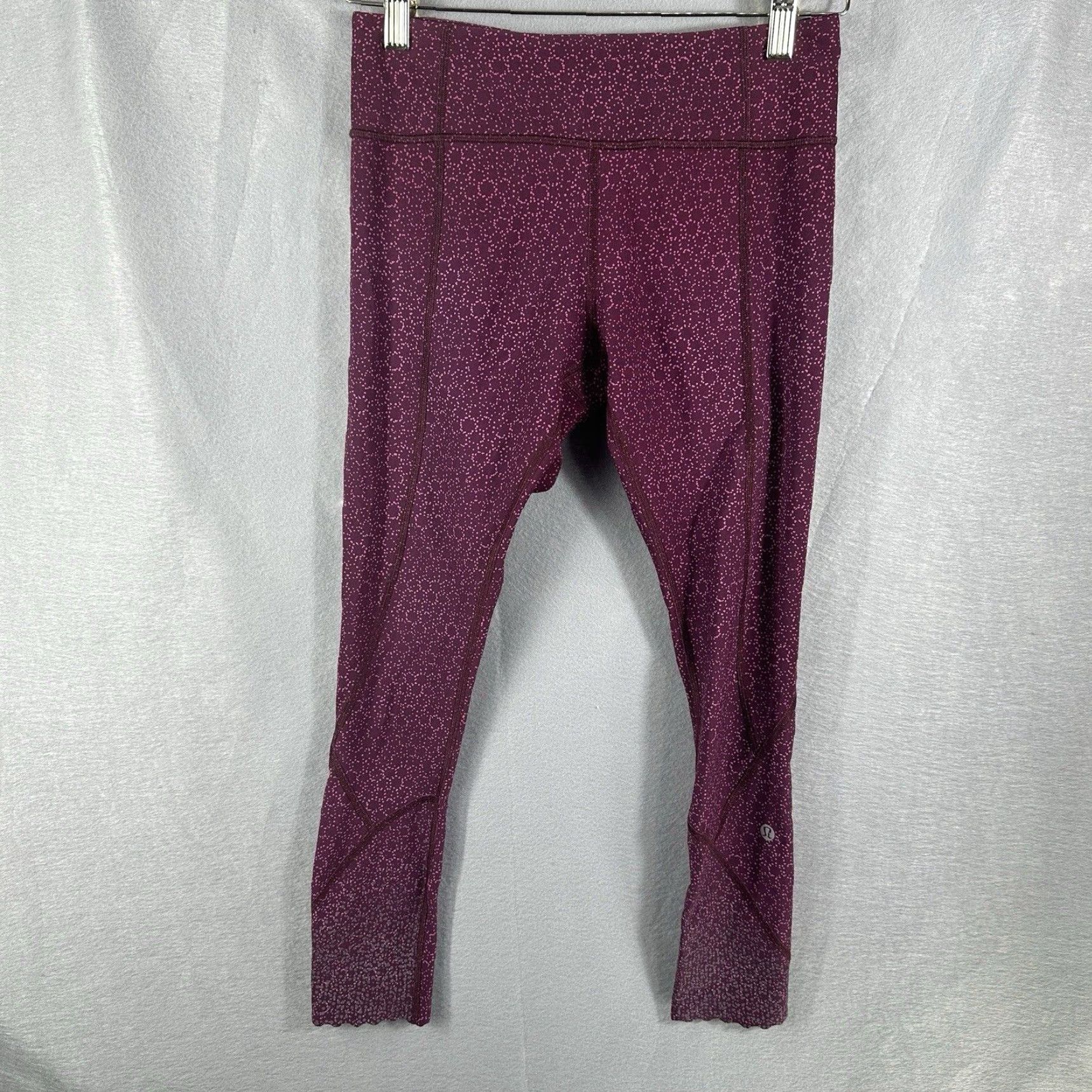 Lululemon Lululemon Athletica Mid Rise Tight Pants Womens 6 Pink Purple Yoga Jogging Size 28" / US 6 / IT 42 - 3 Thumbnail