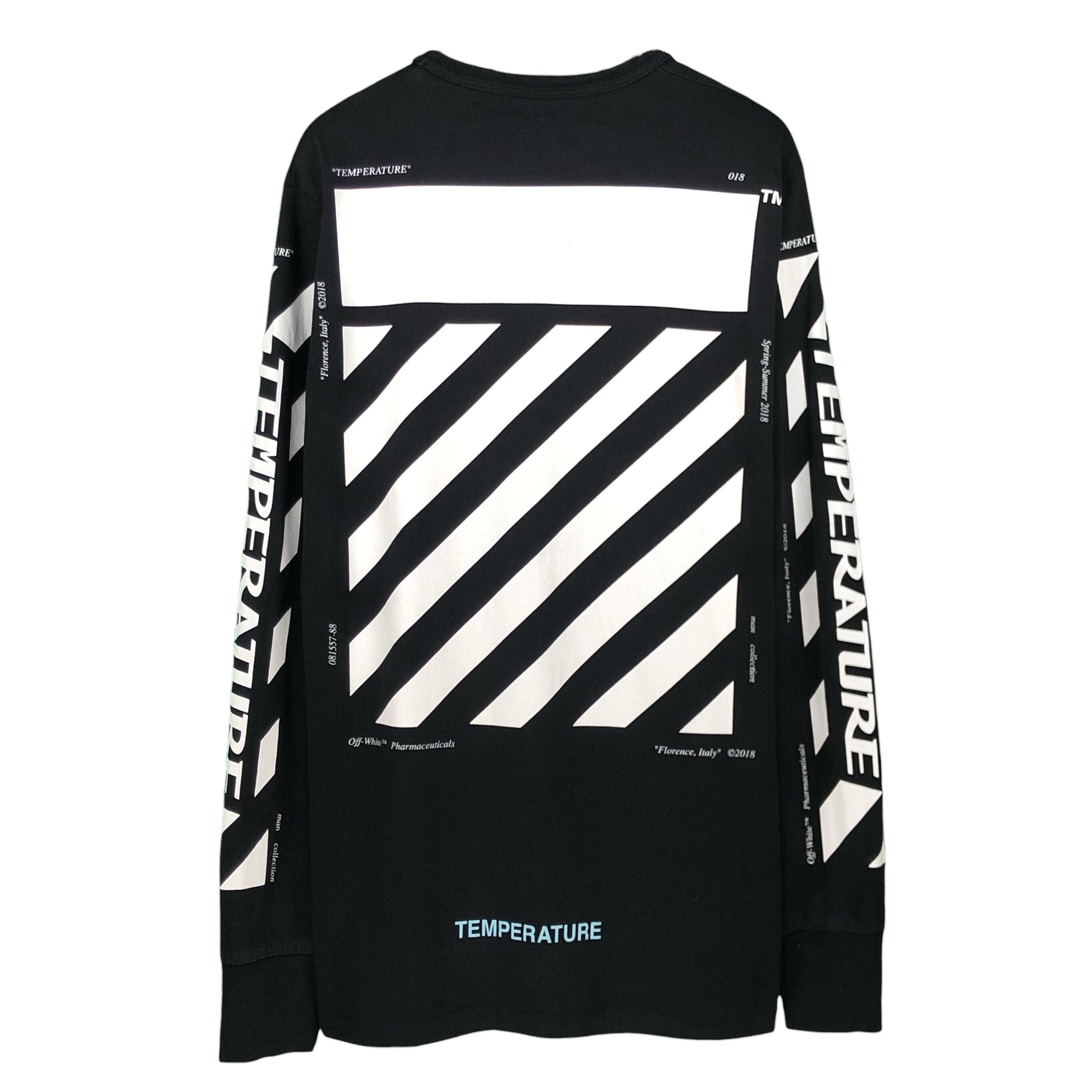 Off white temperature long sleeve best sale