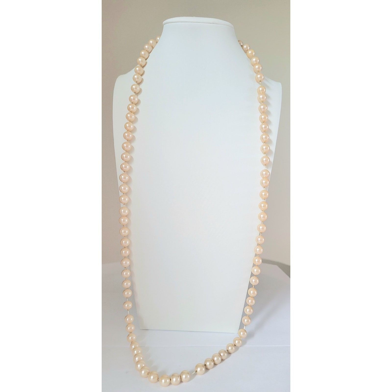 Other Vintage Pearl Necklace 31 Inch Size ONE SIZE - 1 Thumbnail