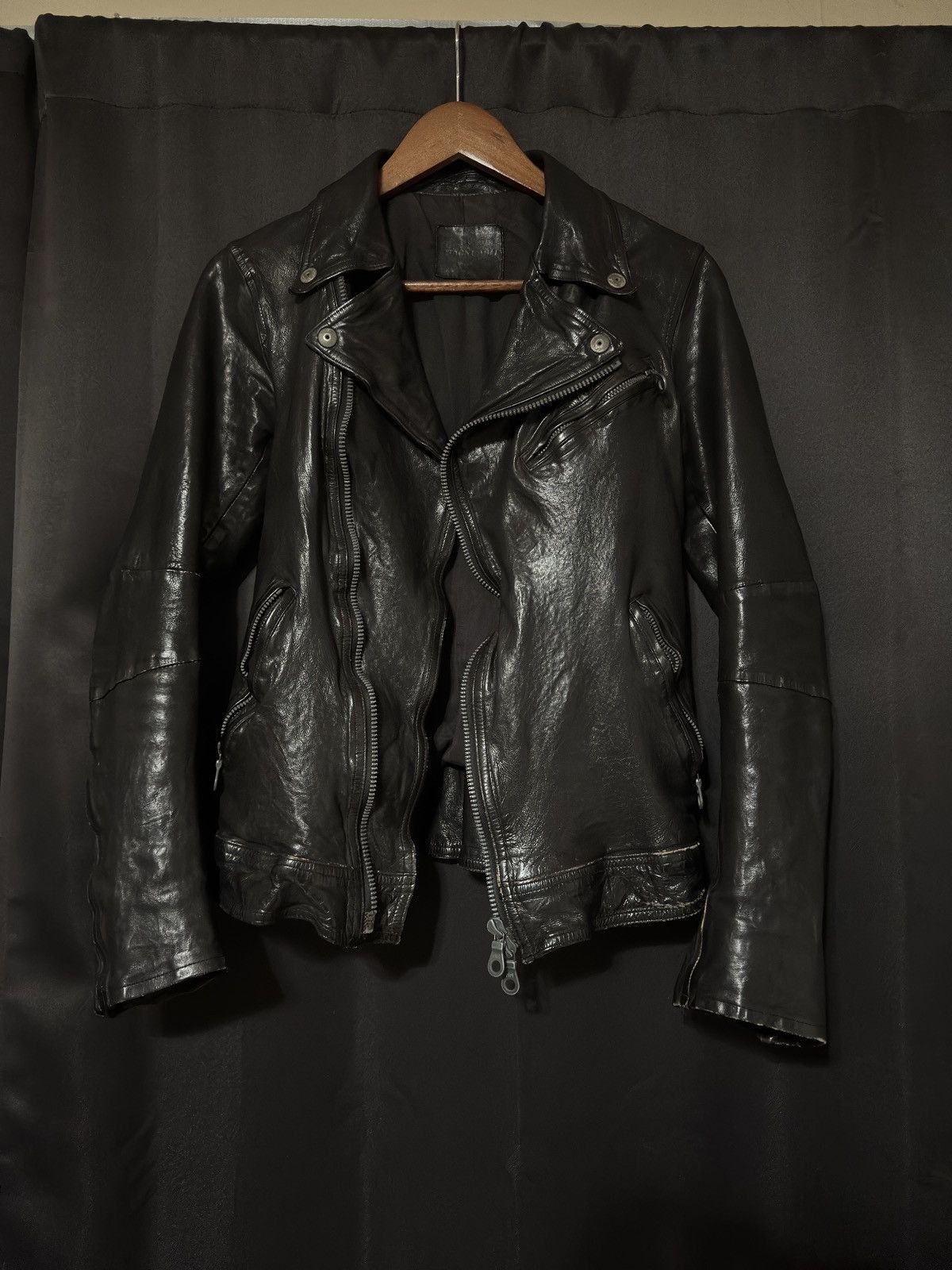 Isamu Katayama Backlash Backlash Leather Riders Jacket 1148-02 Size US S / EU 44-46 / 1 - 1 Thumbnail