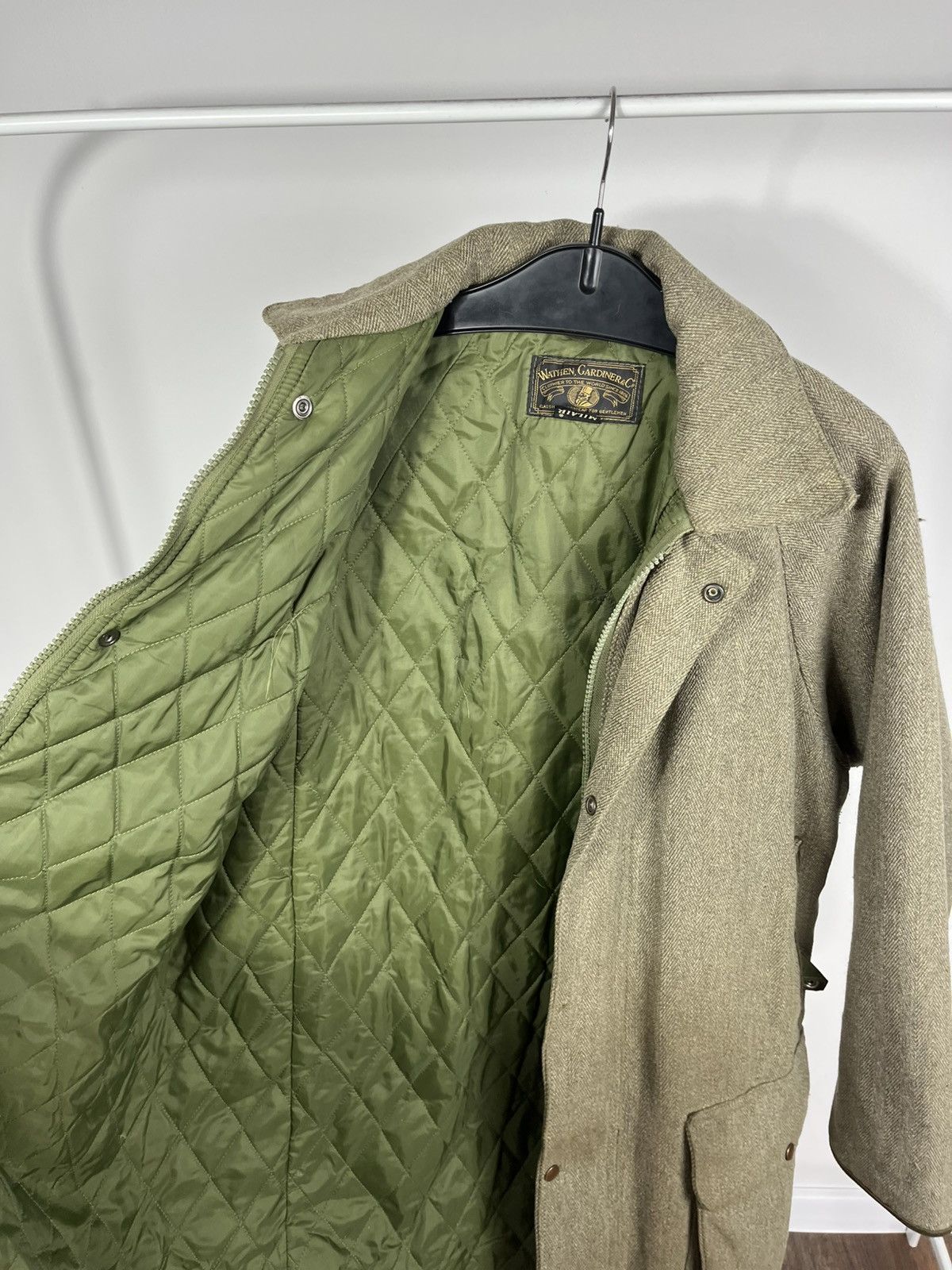 Other Milair British Millerain Tweed Wool Jacket Hunting Coat Size US L / EU 52-54 / 3 - 9 Thumbnail