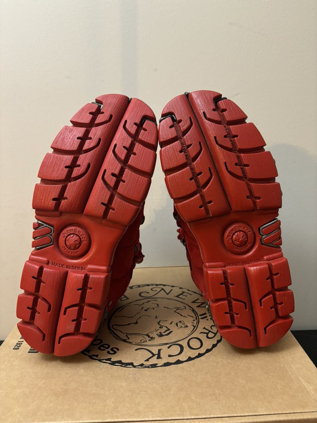 New Rock New Rock Jaded London Tower Boots October Red Size US 10 / EU 43 - 6 Thumbnail