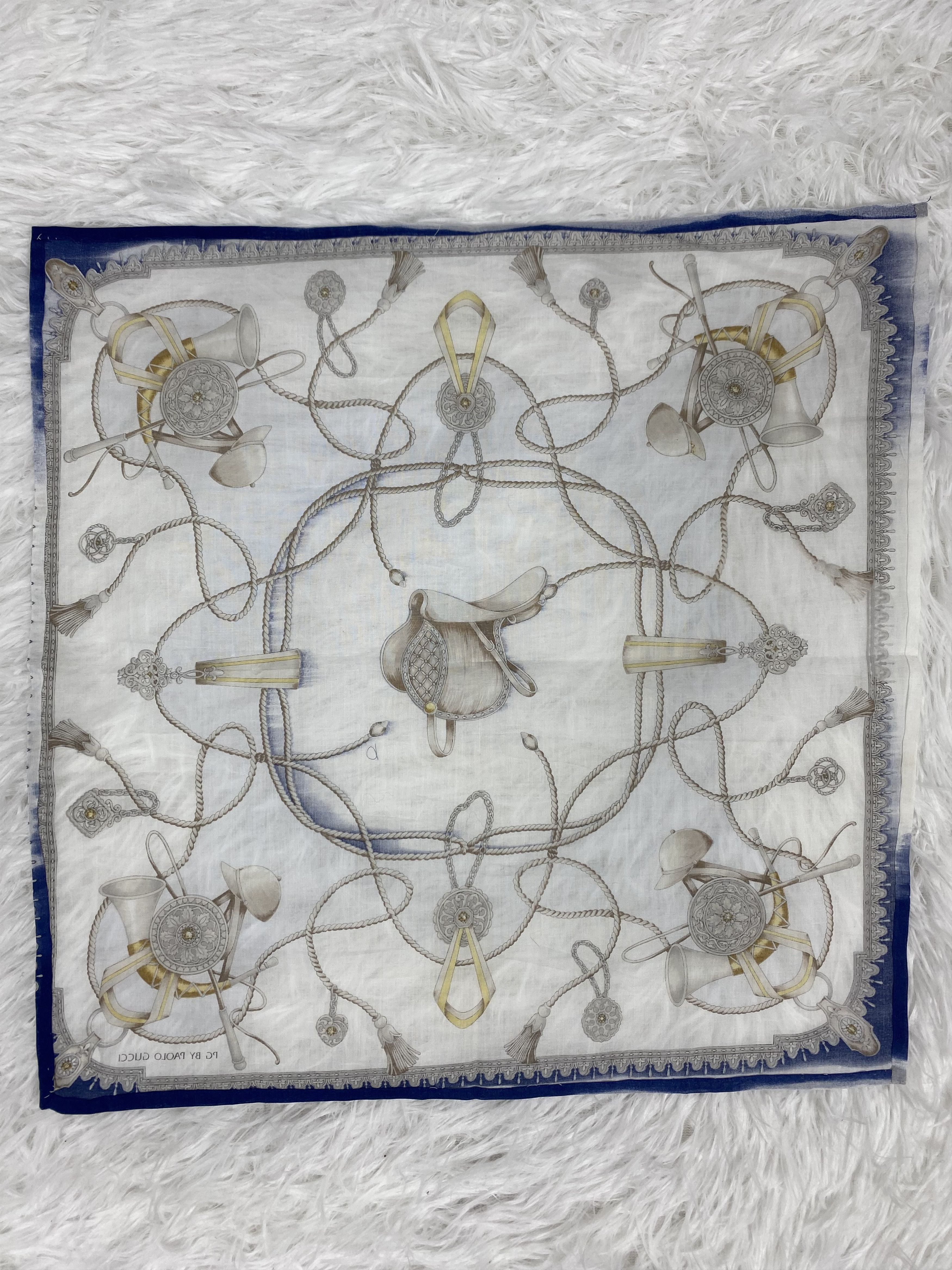 Paolo Gucci Vintage Paolo Gucci Handkerchief PH0090 Size ONE SIZE - 4 Thumbnail