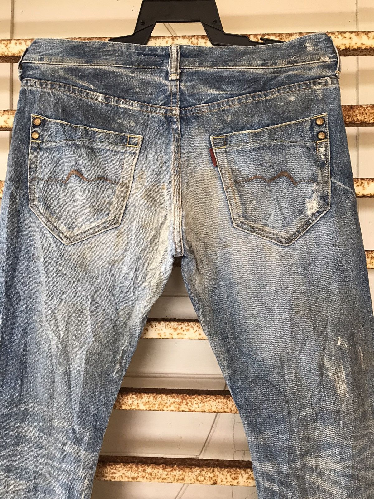 Japanese Brand RIVERT & BLUE Made in Japan Bootcut Flared Jeans 29x30 Size US 29 - 3 Thumbnail