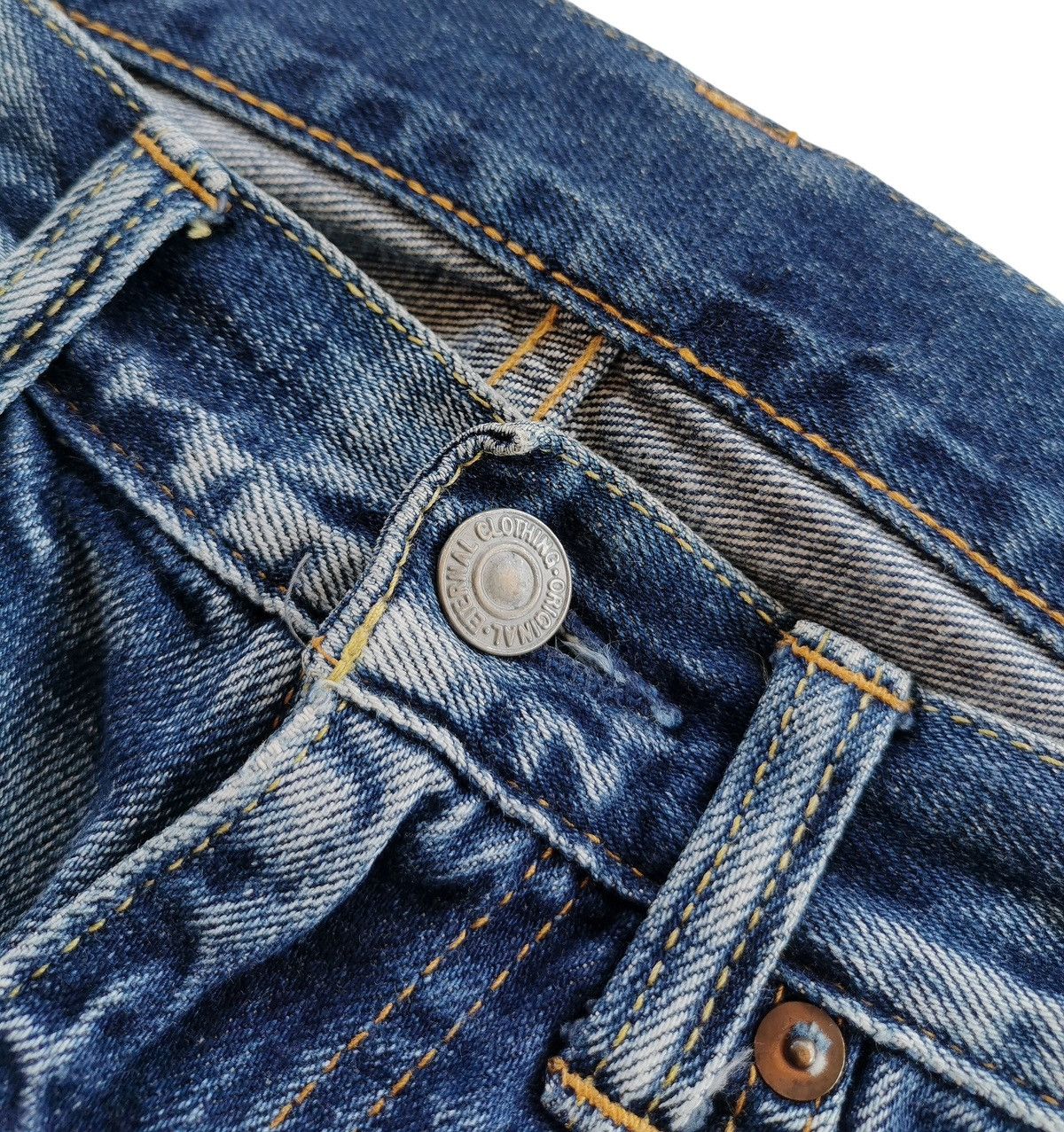 Eternal Eternal Deep Blue Selvedge Denim Jeans Size US 30 / EU 46 - 7 Thumbnail