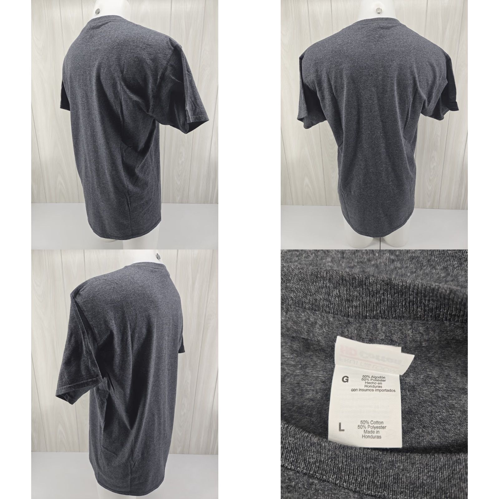 Fruit Of The Loom VINTAGE Fruit of the Loom DARE D.A.R.E. Graphic T-Shirt Anti-Drug Gray Faded Men’s Size LARGE Shirt Adult Large Gray DARE Graphic Logo 1990s Mens Size US L / EU 52-54 / 3 - 8 Thumbnail