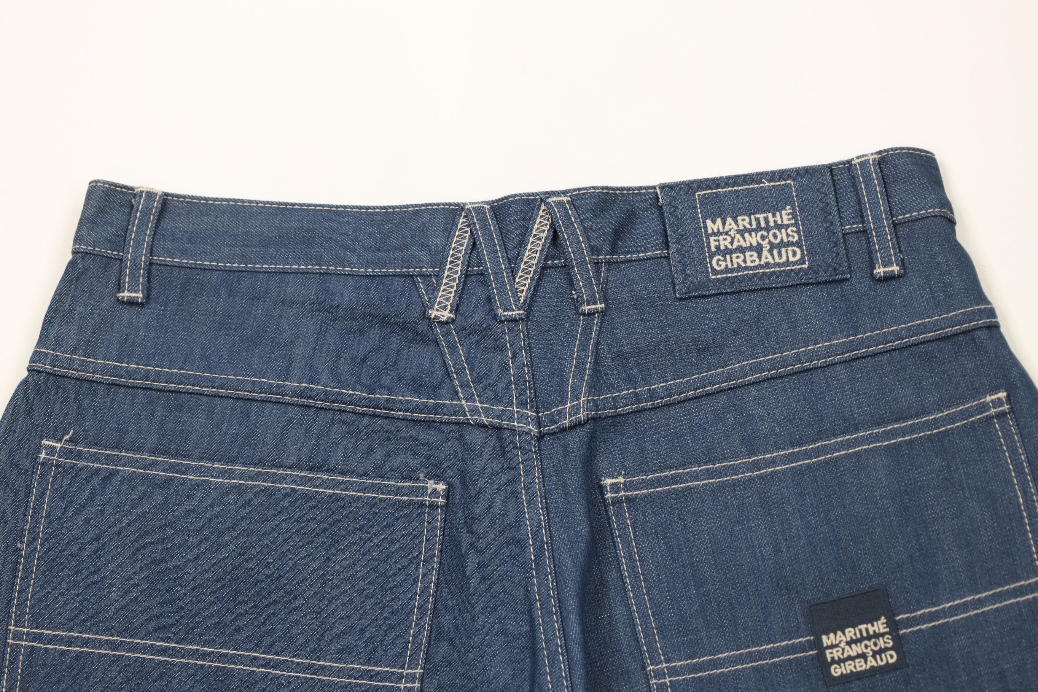 Marithe + Francois Girbaud × Vintage Deadstock Vintage 90s Marithe Francois Girbaud Jean Shorts Size US 33 - 12 Thumbnail