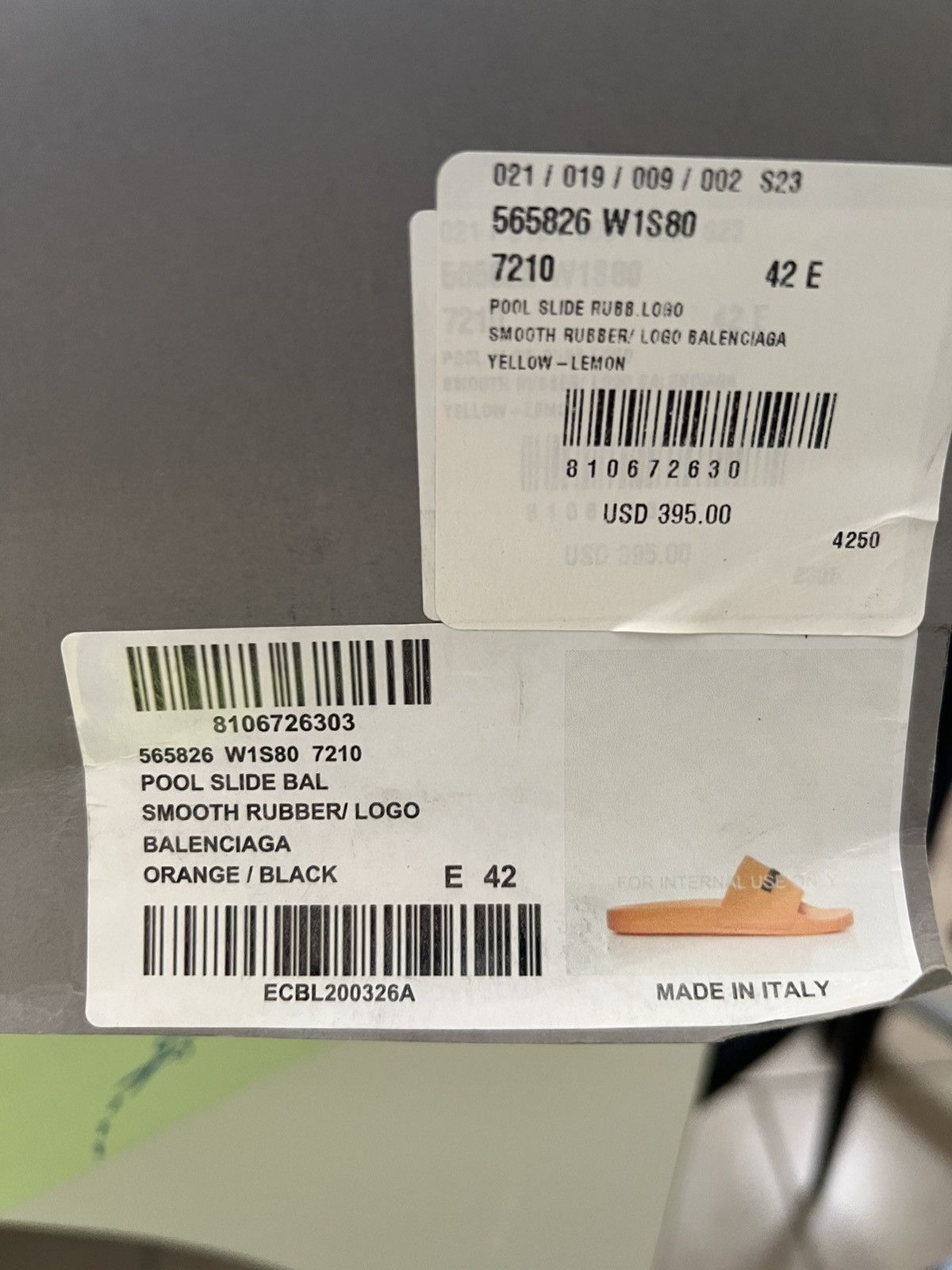 Balenciaga BALENCIAGA Pool Slides [SIZE 9] Size US 9 / EU 42 - 6 Thumbnail