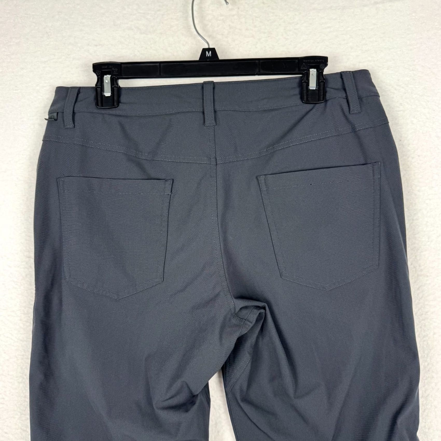 Lululemon Lululemon Mens Joggers Classic Gray Warpstreme Stretch 32 Inseam 28 Flat Front 5-Pocket Pants Casual Athletic Lounge Straight Size US 32 / EU 48 - 4 Thumbnail