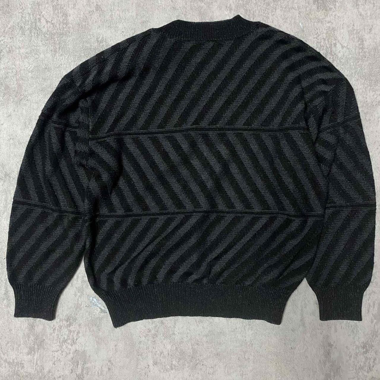 Other Black and grey striped vintage sweater knitwear Size US S / EU 44-46 / 1 - 4 Thumbnail