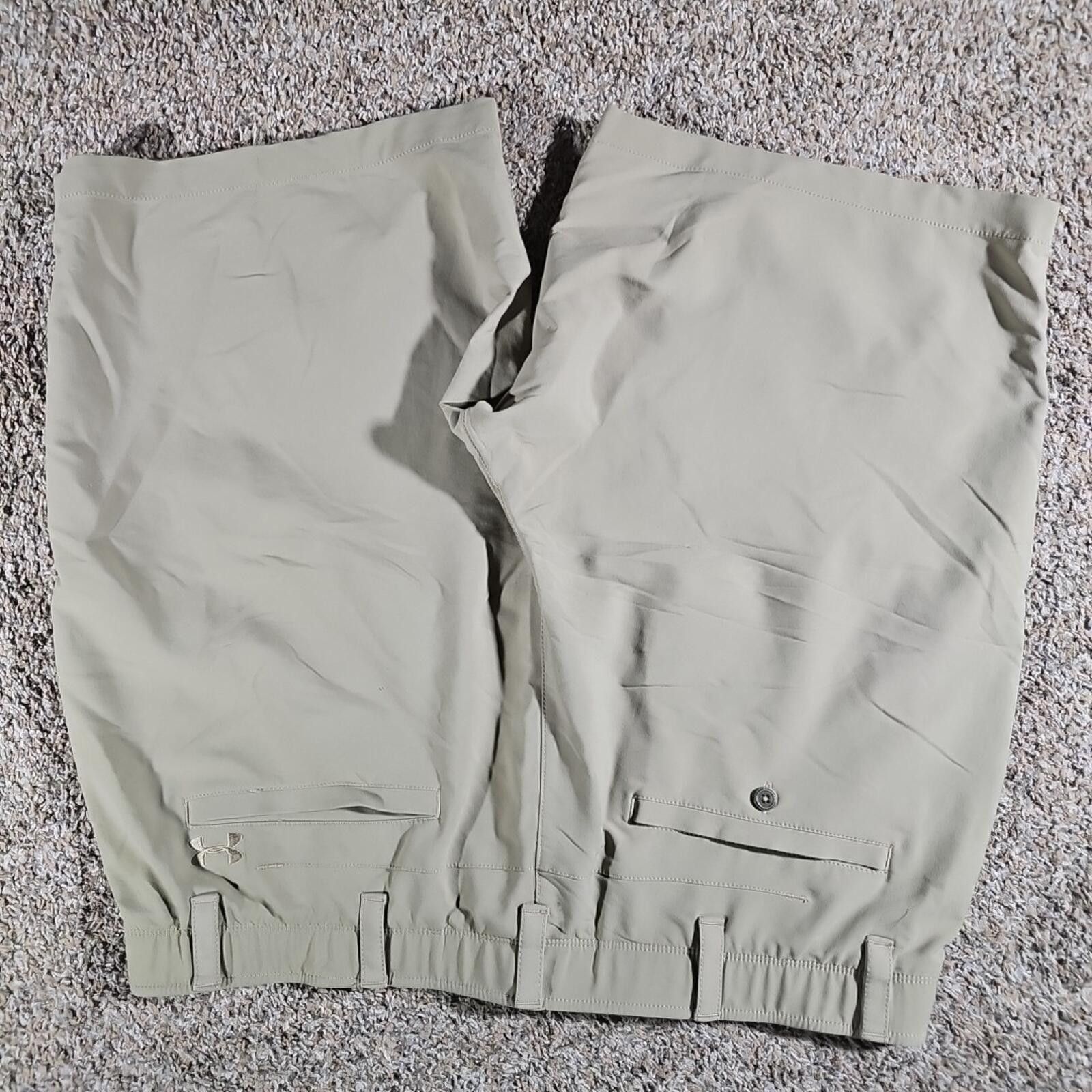Under Armour Under Armour Sz 42 Khaki Golf Shorts Size US 42 / EU 58 - 5 Thumbnail