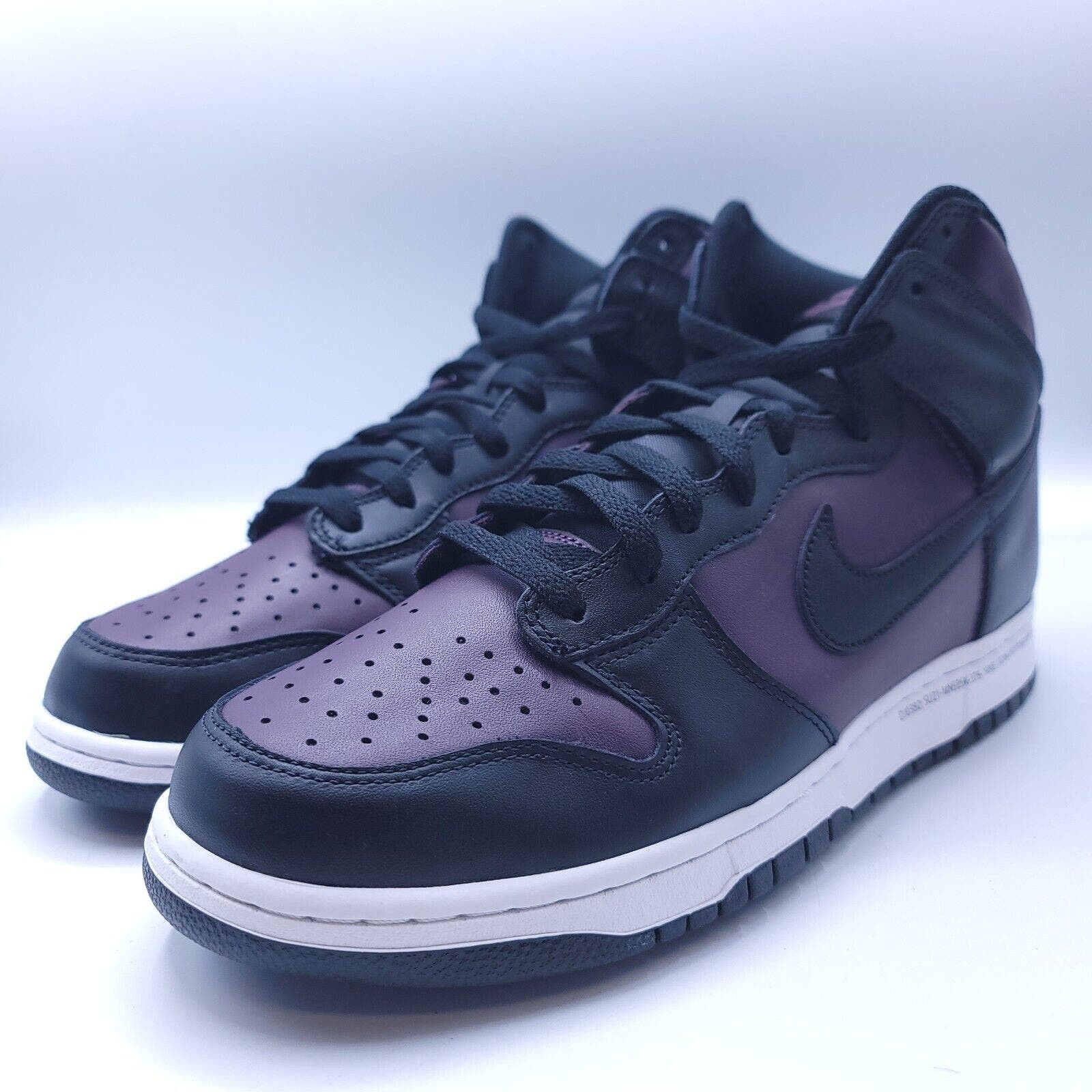 image of Nike Dunk Hi/f Basketball Shoe Men Size 12 Dj0382-600 in Black