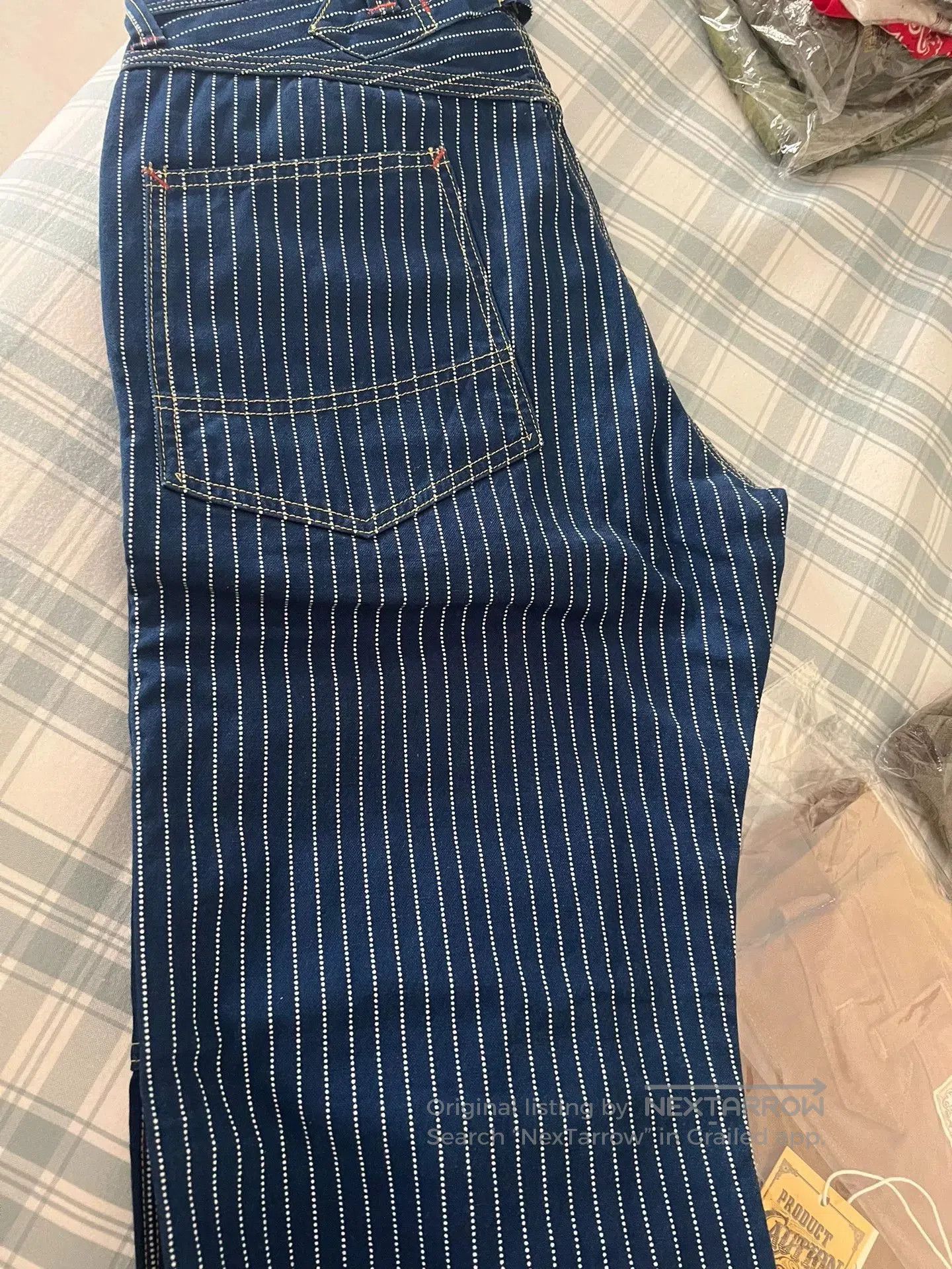Freewheelers Freewheelers Wabash Stripe Work Pants. Size US 32 / EU 48 - 9 Thumbnail