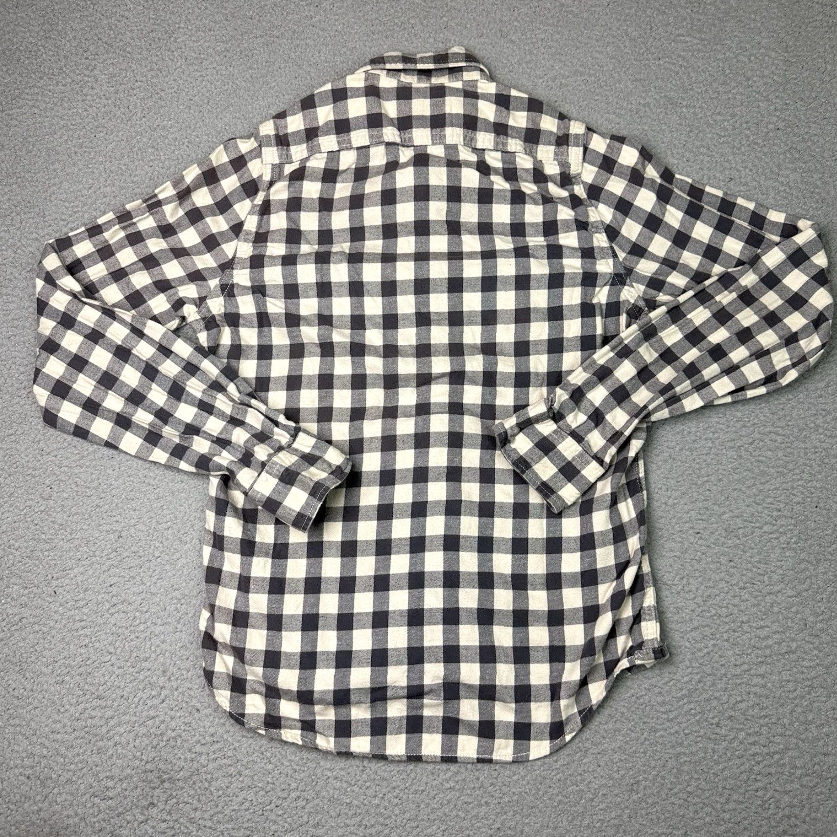 Abercrombie & Fitch VINTAGE Abercrombie & Fitch Muscle Shirt Shirt Mens L Gray White Plaid Preppy A&F Size US L / EU 52-54 / 3 - 4 Thumbnail