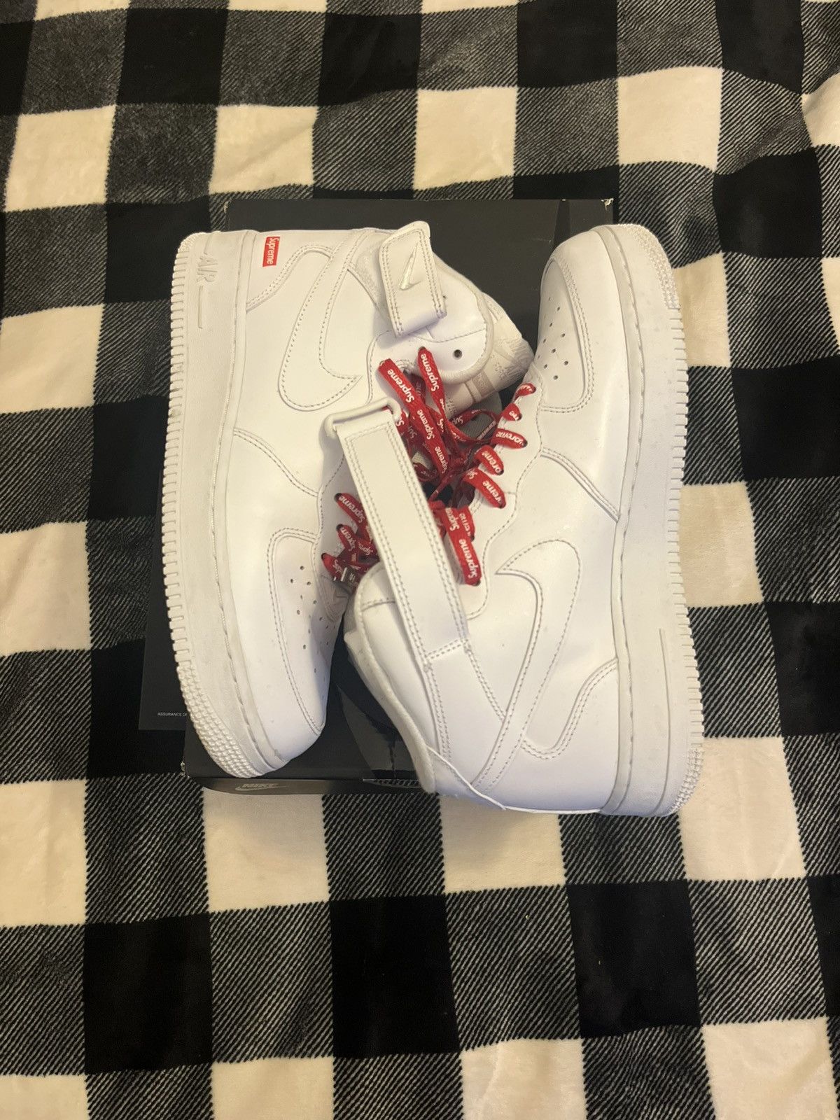 Nike × Supreme Mid/High-Top Supreme Nike Air Forces Size US 8 / EU 41 - 1 Thumbnail