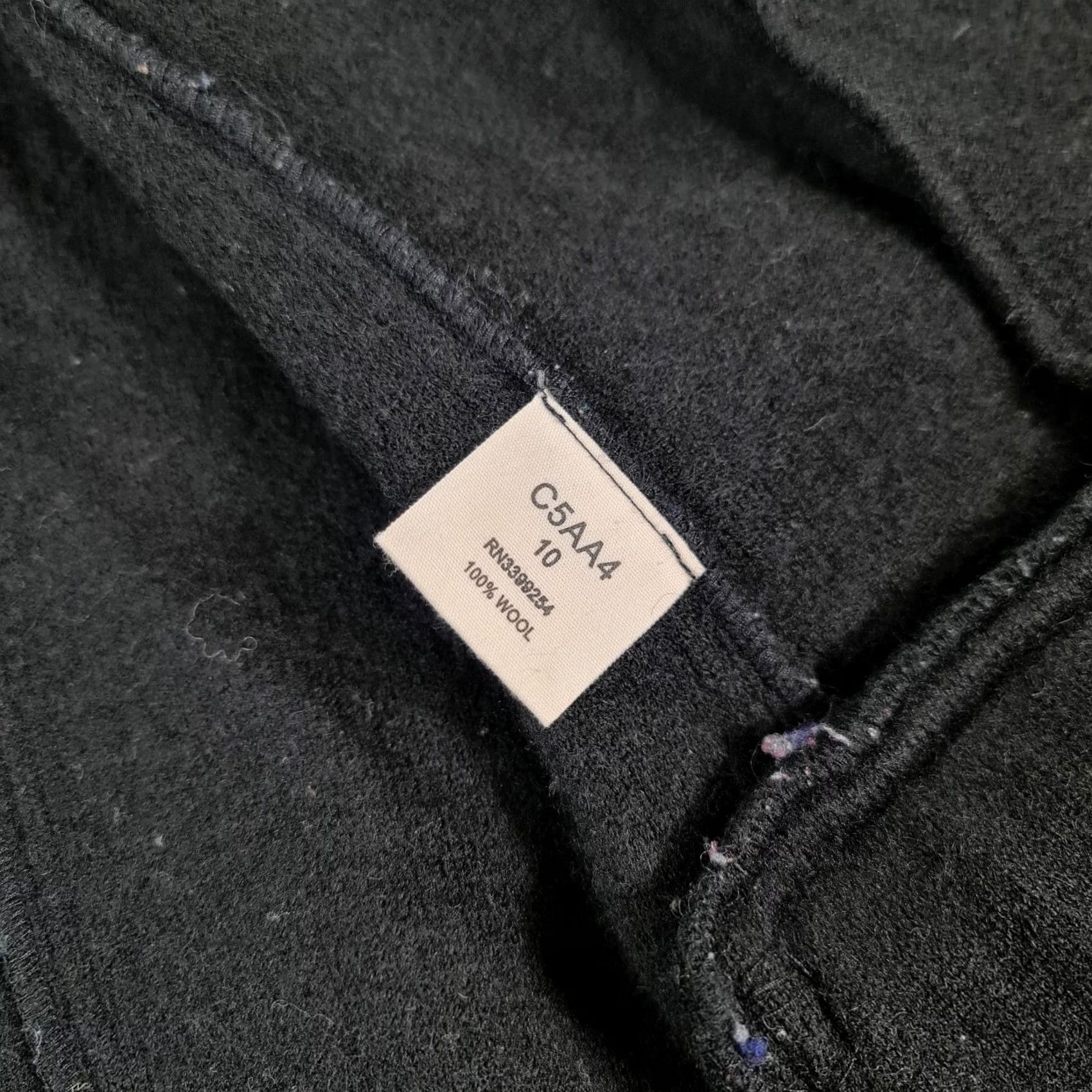 Vintage Toast Jacket Womens 10 Blazer Black Double Breasted Wool Size L / US 10 / IT 46 - 6 Thumbnail